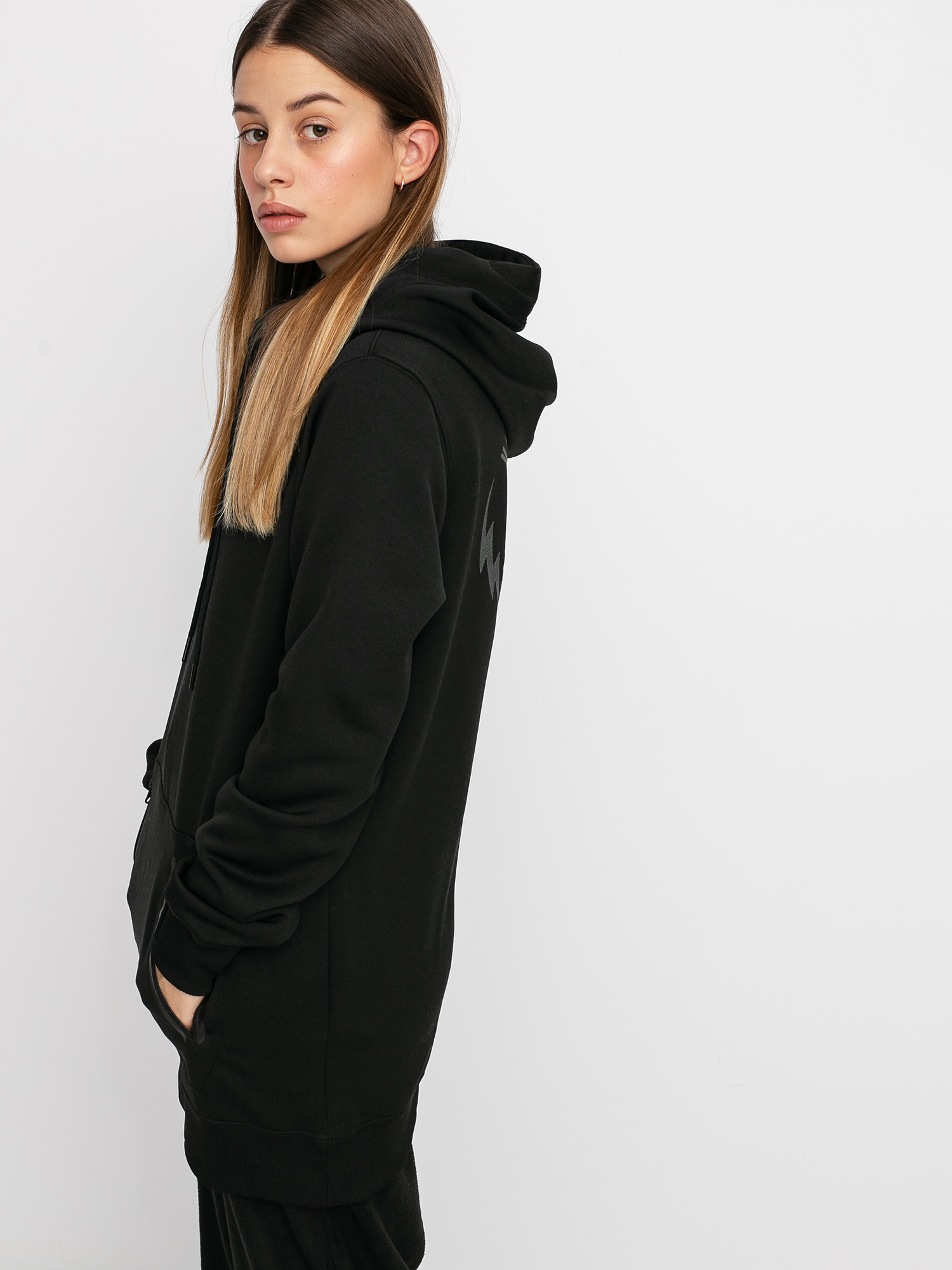 Damska Bluza aktywna Volcom Spring Shred HD (black)