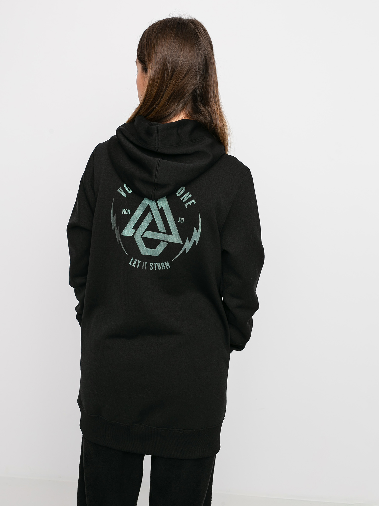 Damska Bluza aktywna Volcom Spring Shred HD (black)