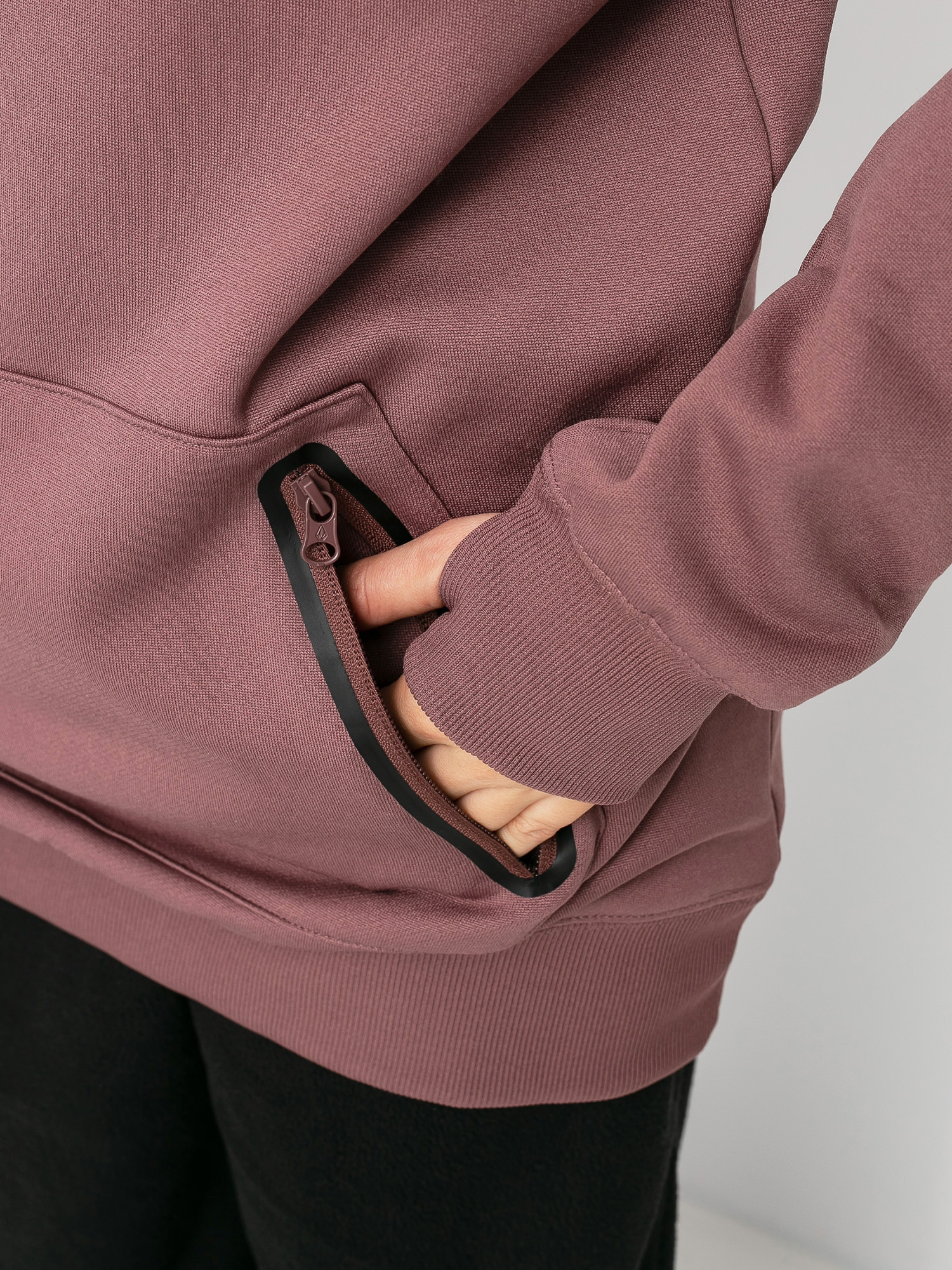 Damska Bluza aktywna Volcom Spring Shred HD (rose wood)