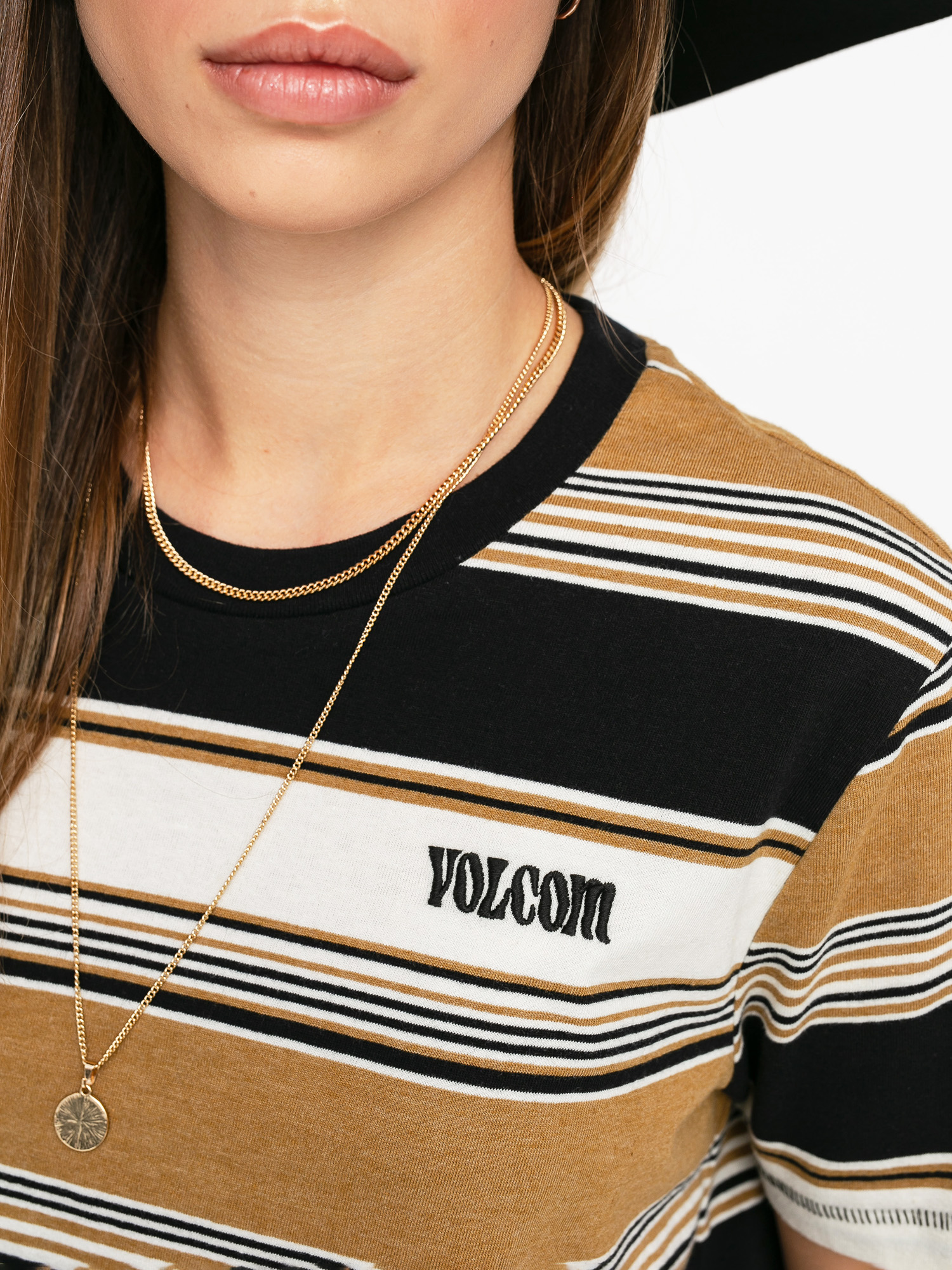 T-shirt Volcom Doing Fine Wmn (vintage gold)