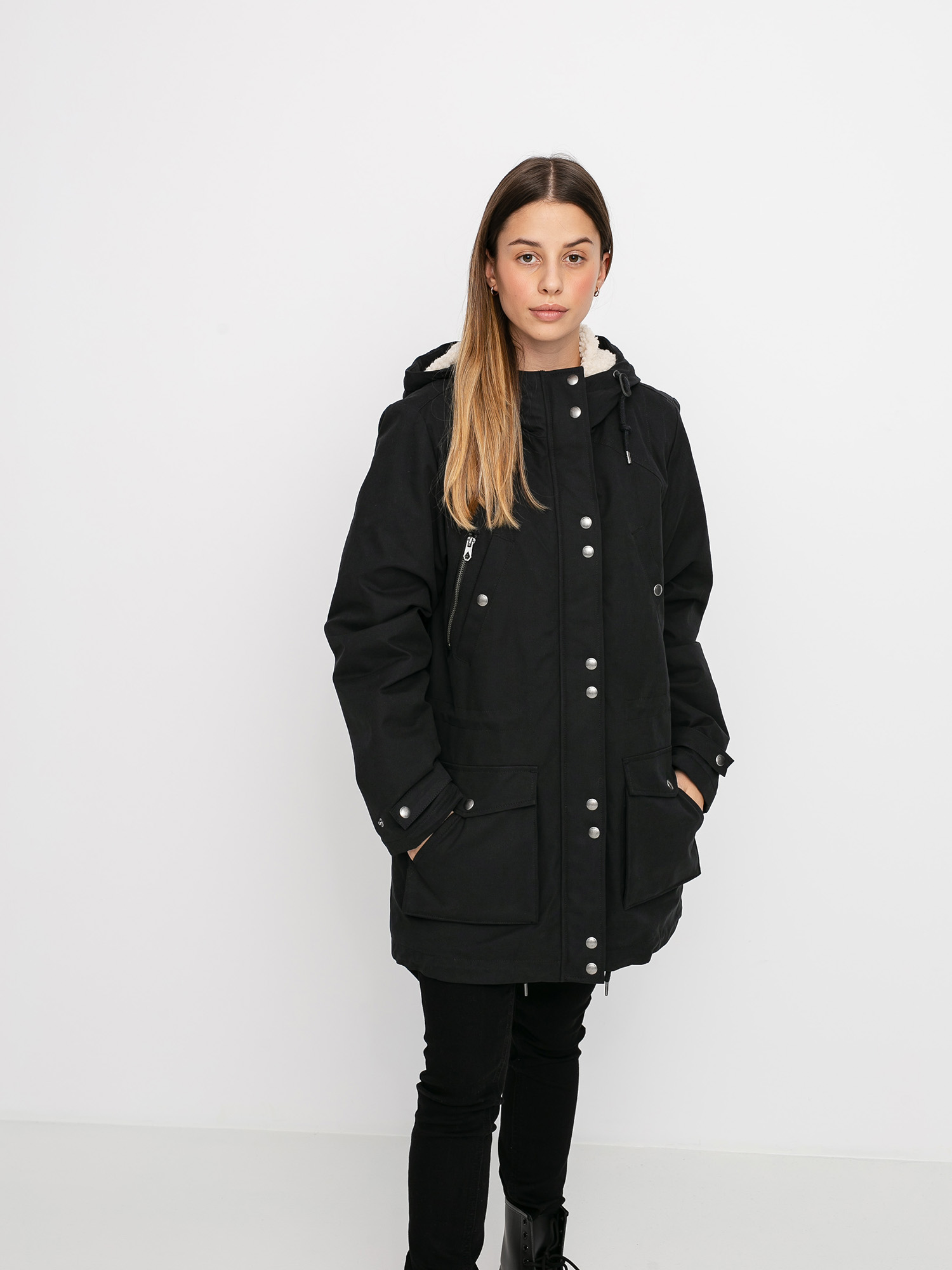 Kurtka Volcom Walk On By 5K Parka Wmn (black)