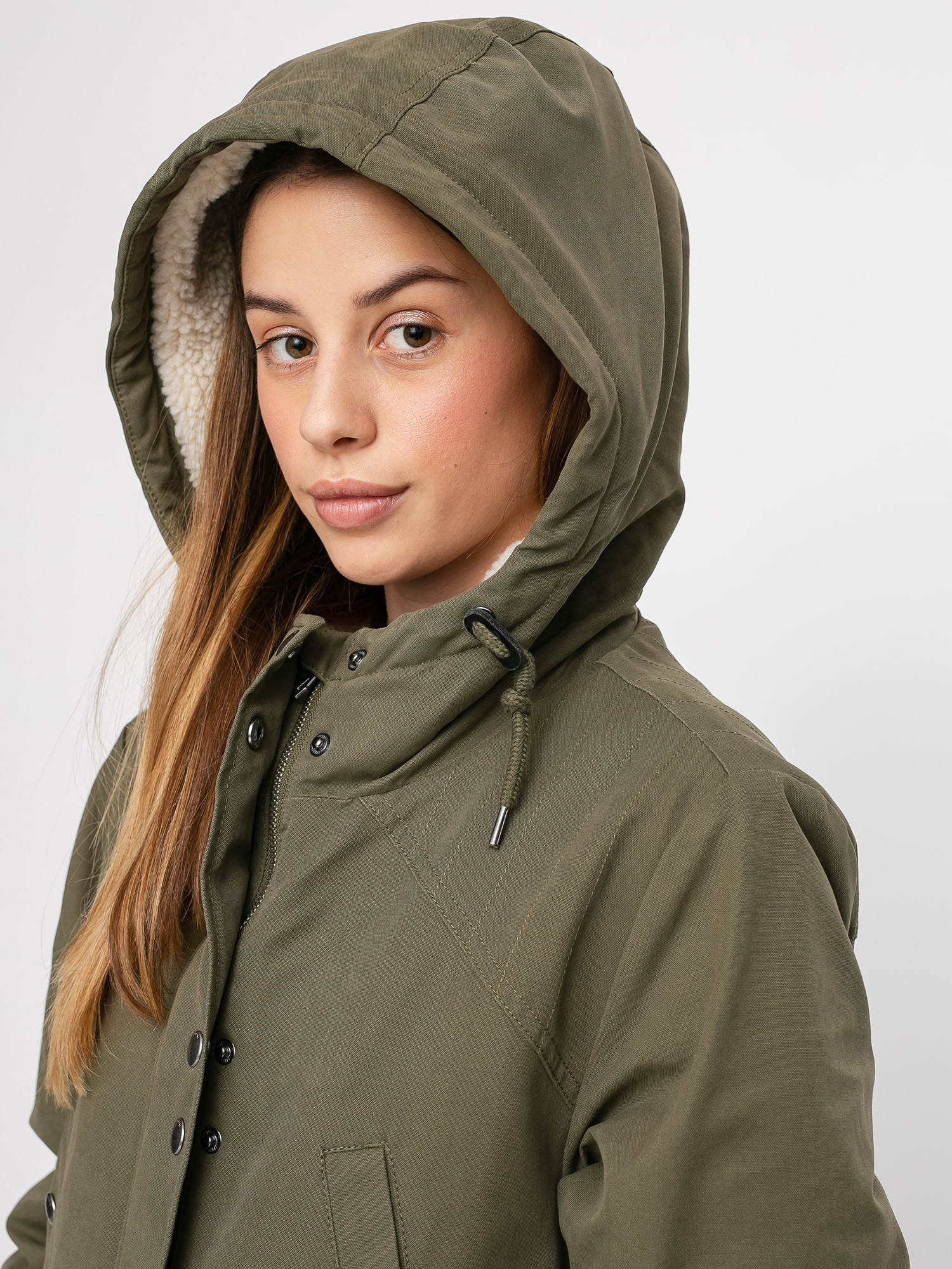 Kurtka Volcom Walk On By 5K Parka Wmn (olive)