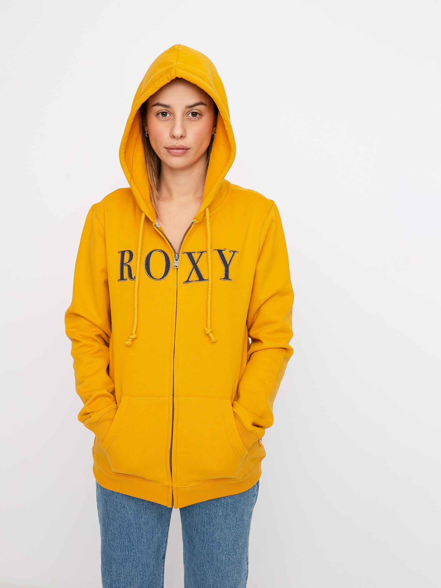 Bluza z kapturem Roxy Day Breaks ZHD Wmn (mineral yellow)