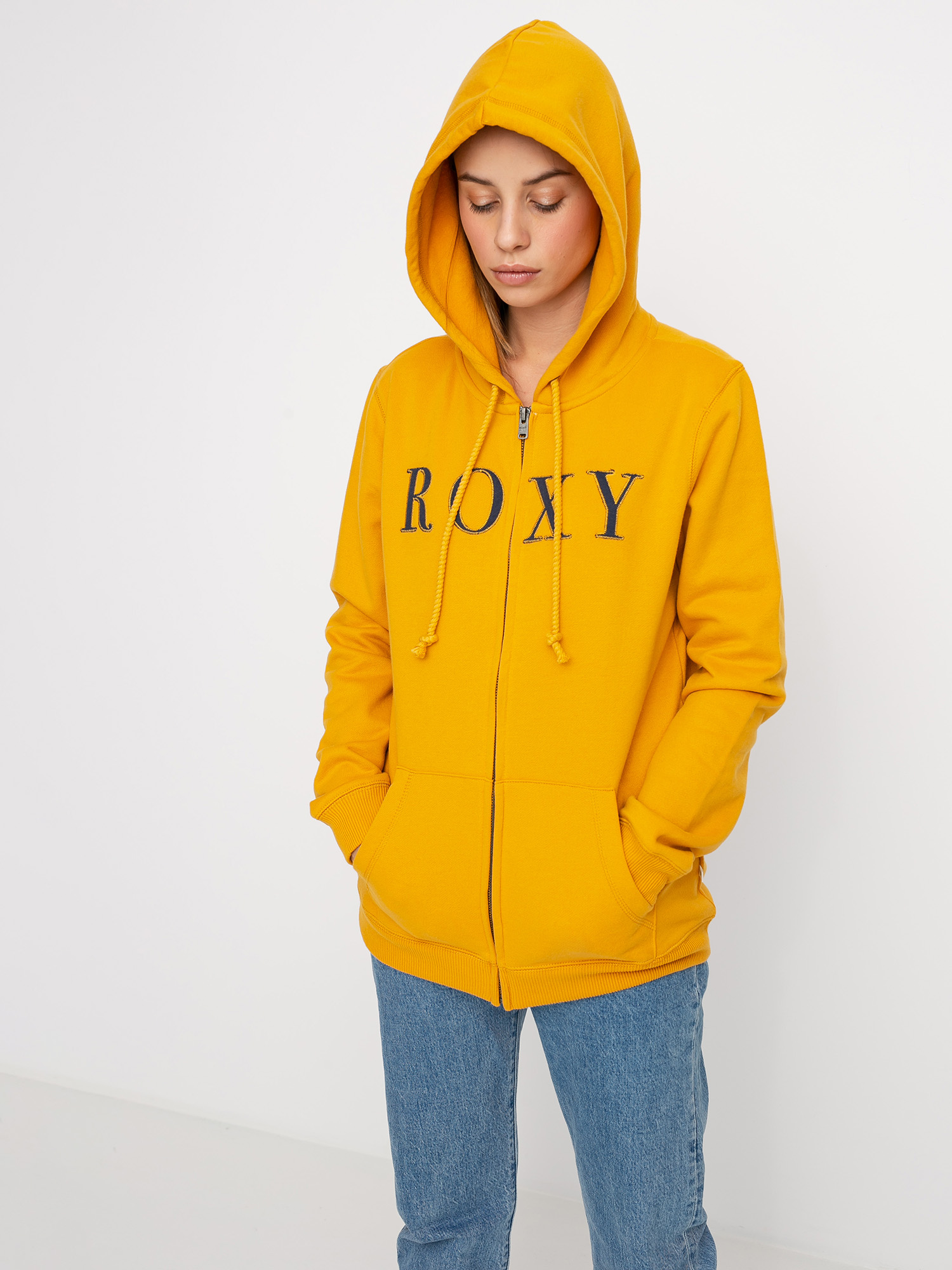 Bluza z kapturem Roxy Day Breaks ZHD Wmn (mineral yellow)