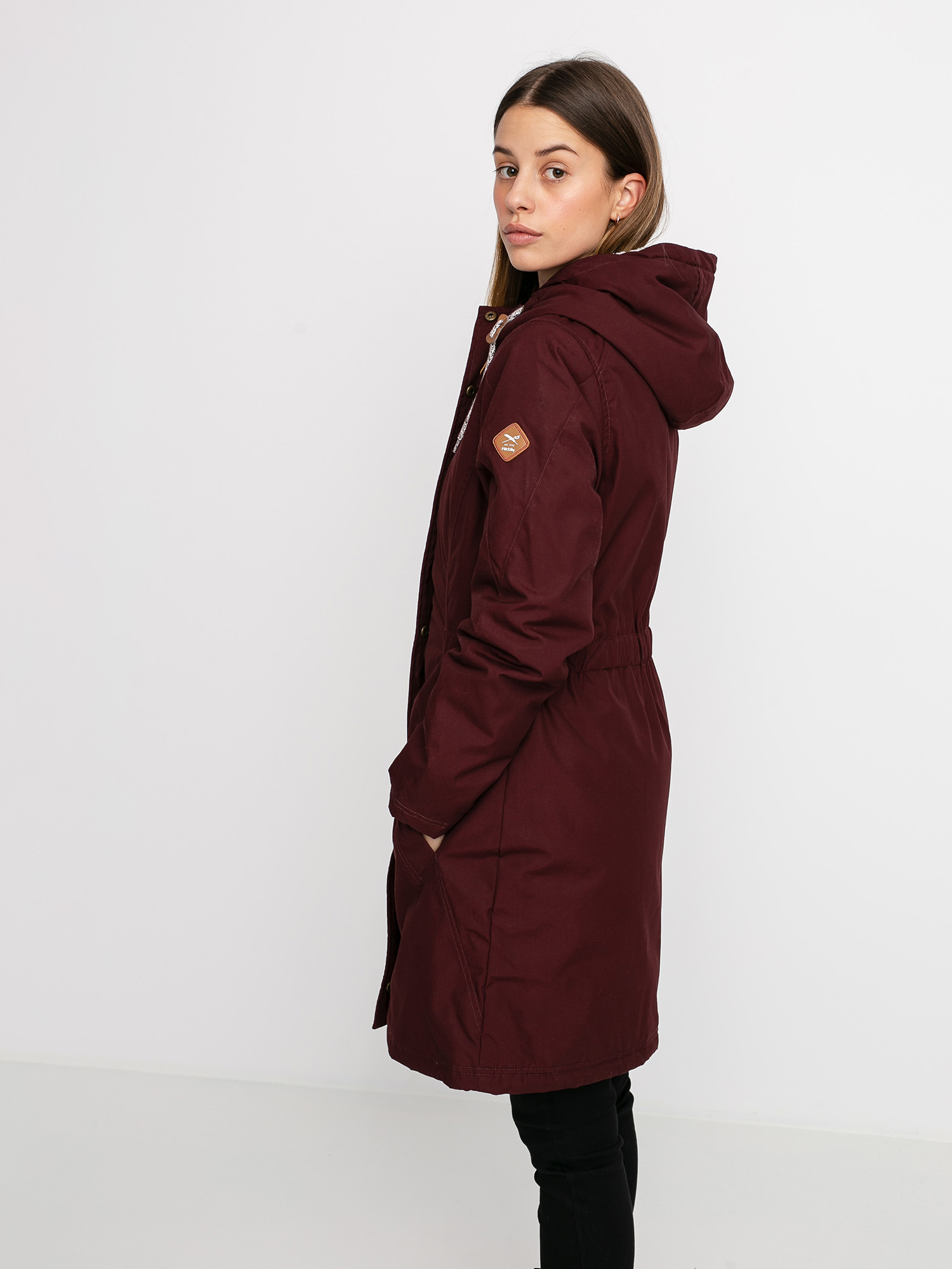 Kurtka Iriedaily Holina Coat Wmn (red wine)
