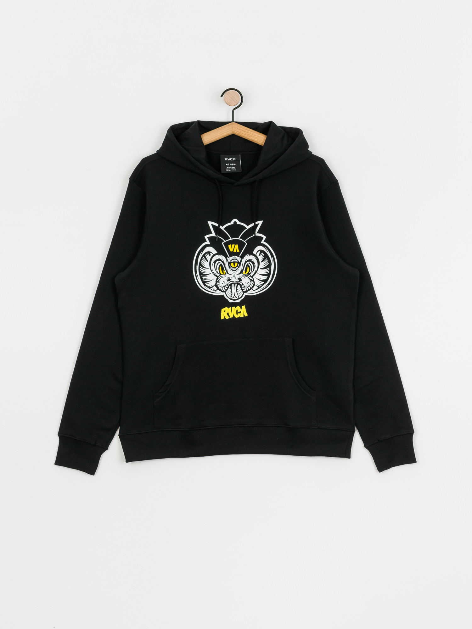 Bluza z kapturem RVCA Roberto Snake HD (black)
