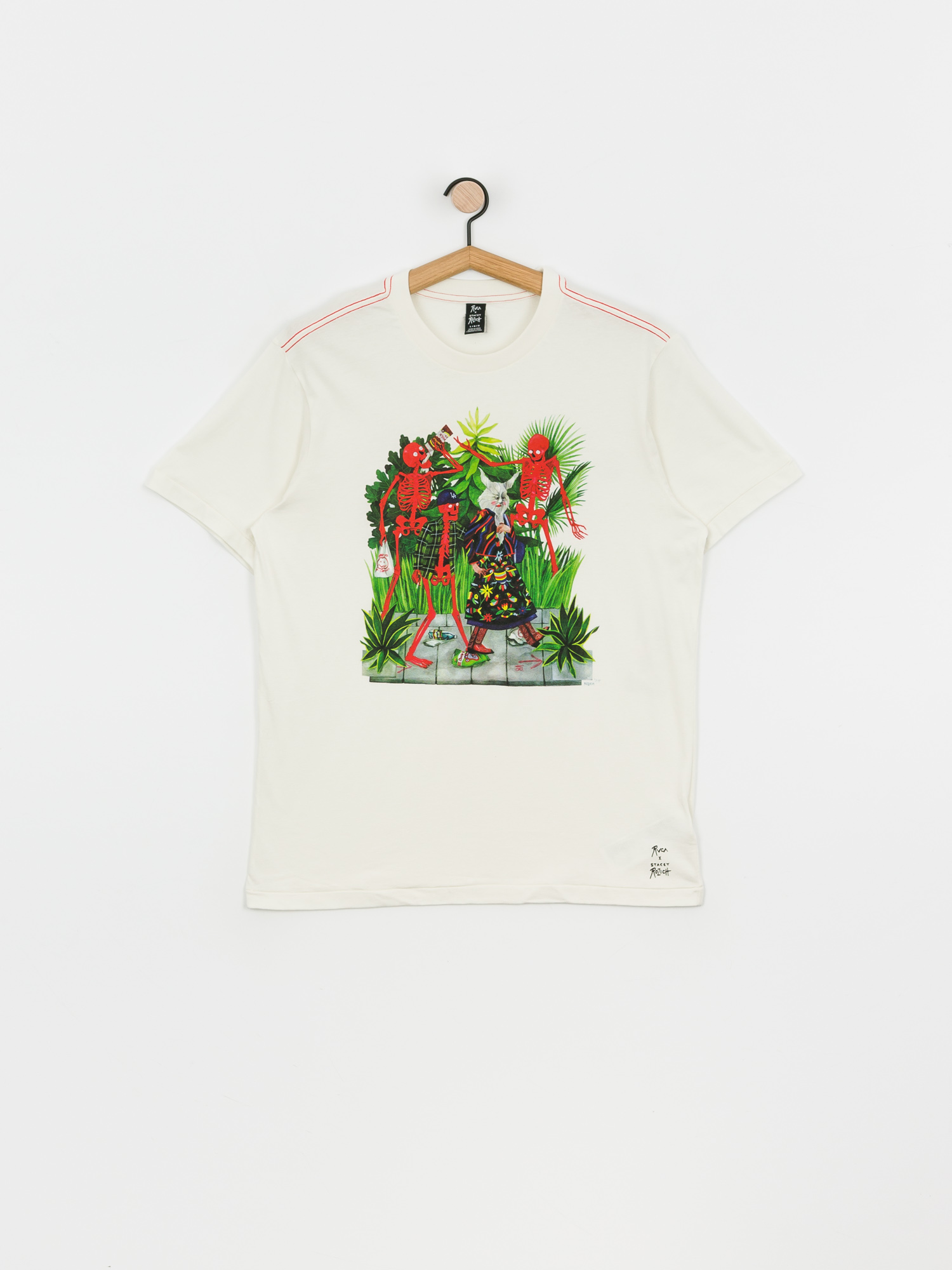 T-shirt RVCA Bone Boys (antique white)