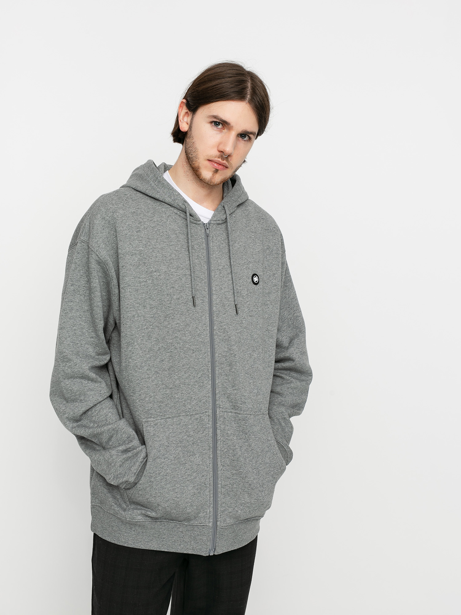 Bluza z kapturem DC Riot ZHD (medium grey heather)
