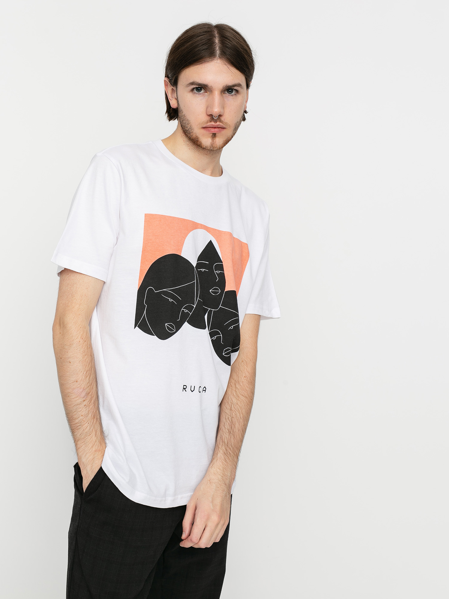 T-shirt RVCA Johannas Heads (white)