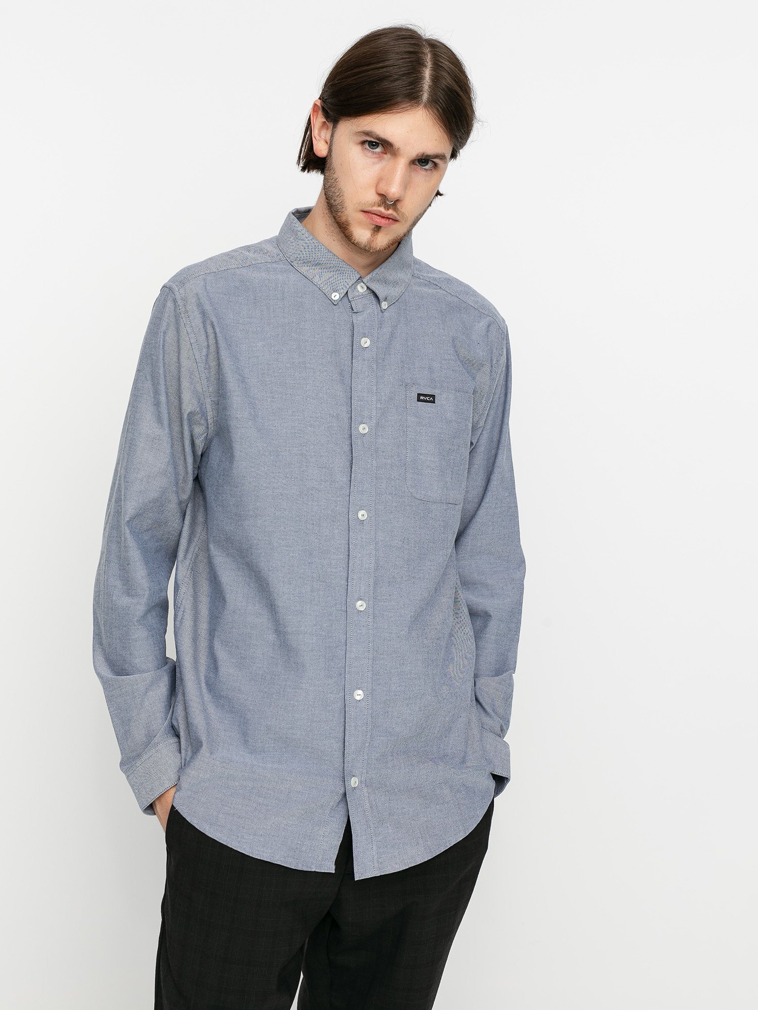 Koszula RVCA Thatll Do Stretch Ls (distant blue)
