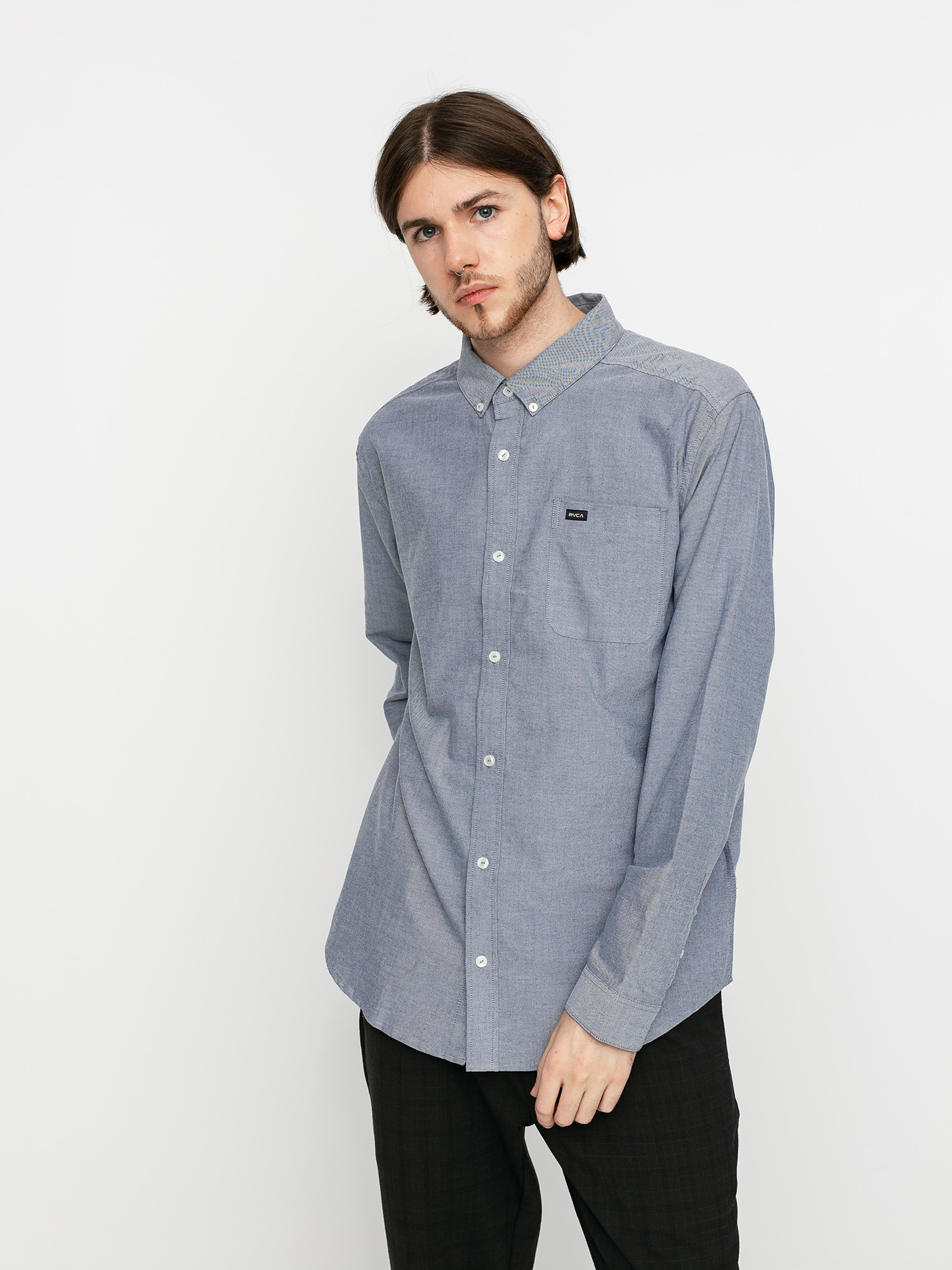 Koszula RVCA Thatll Do Stretch Ls (distant blue)