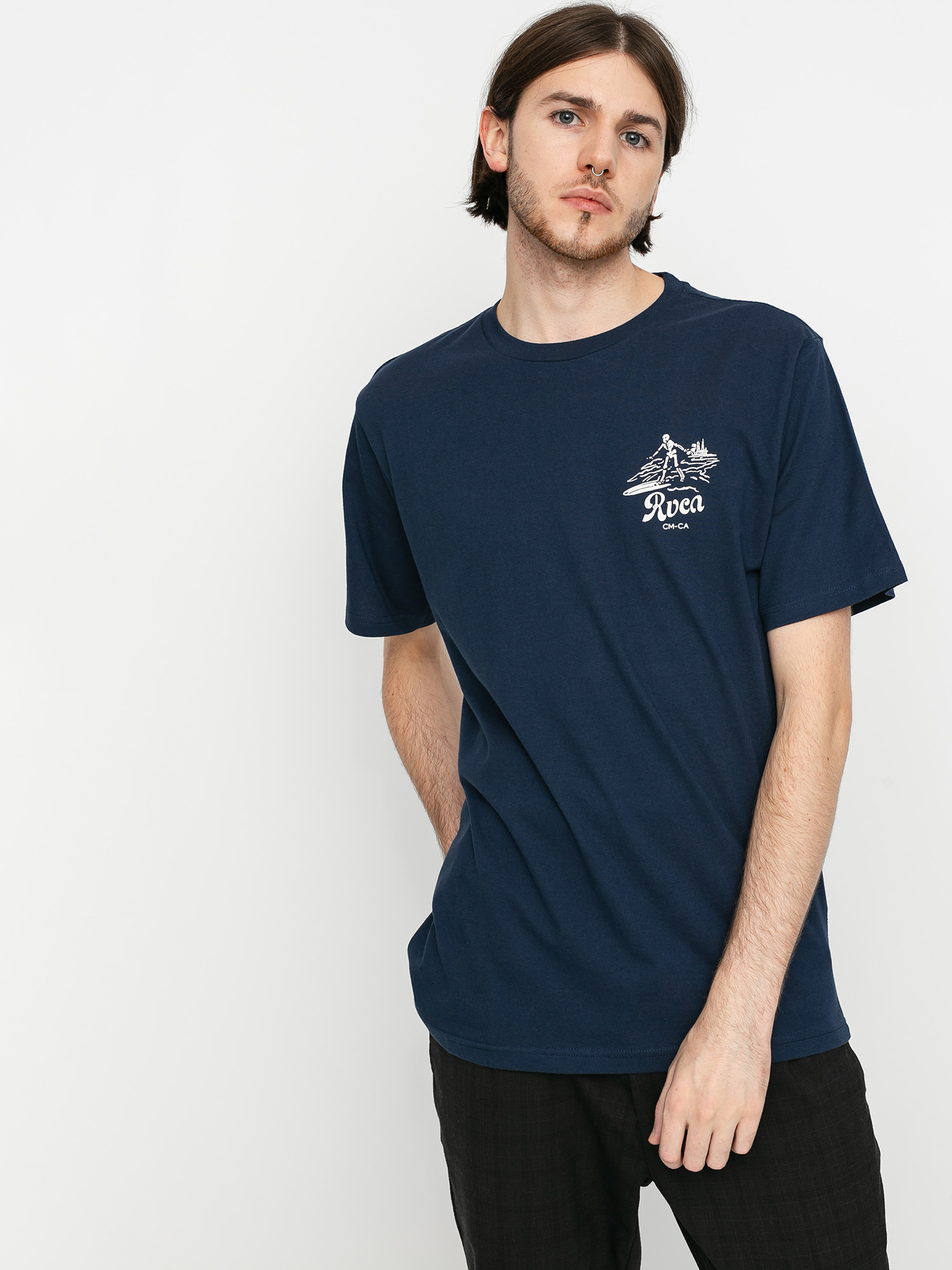 T-shirt RVCA Tropical Disaster (moody blue)