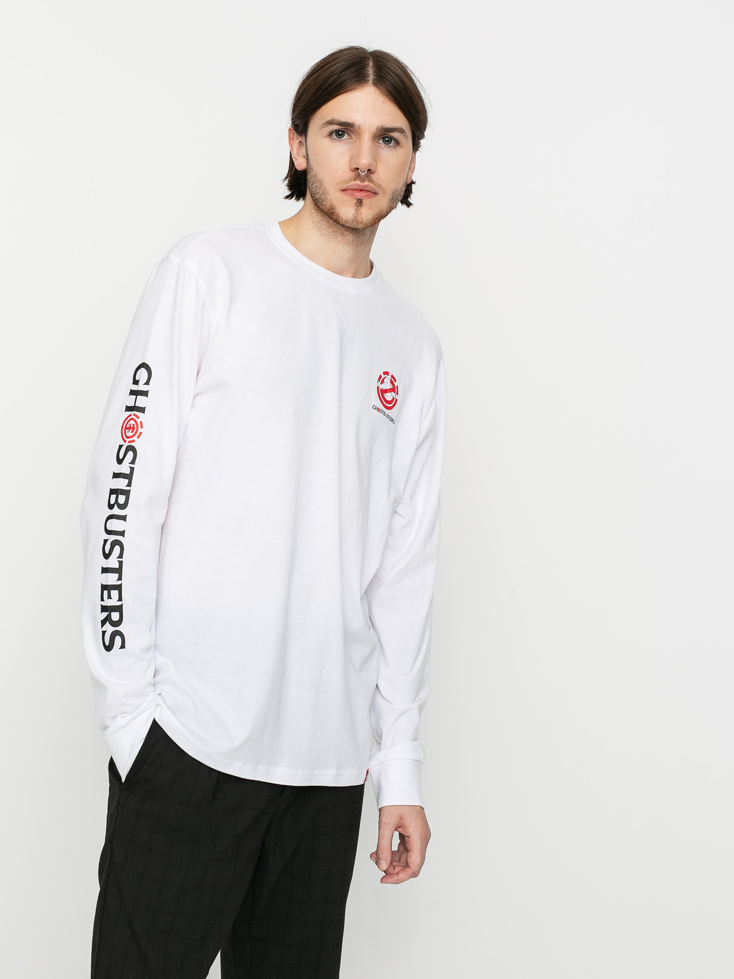 Longsleeve Element Banshee (optic white)