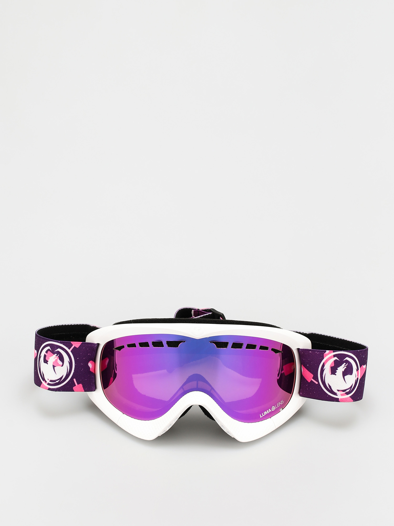 Gogle Dragon DXS (pop rocket/ll purple ion)