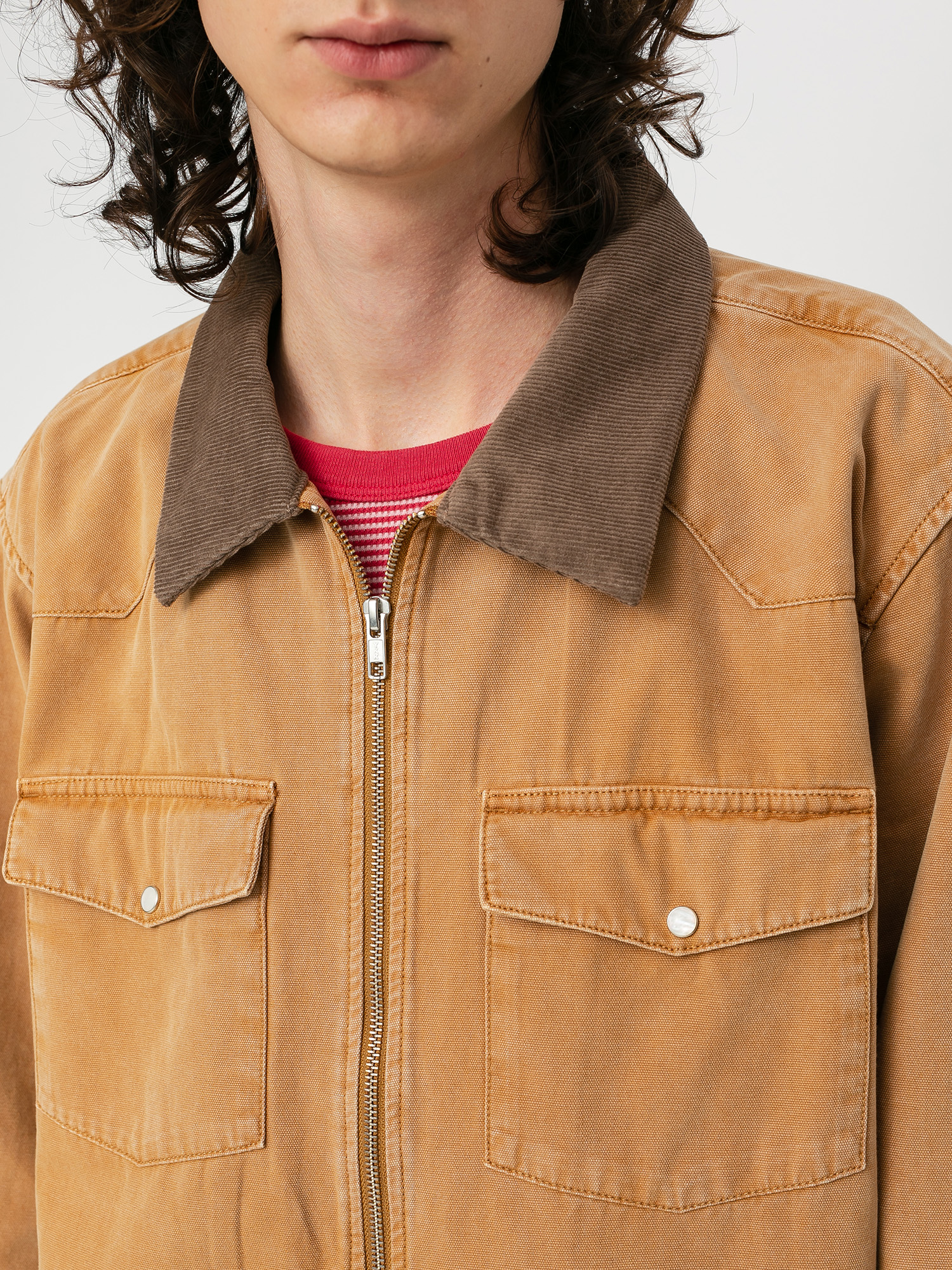 Kurtka Stussy Washed Canvas Work (gold)
