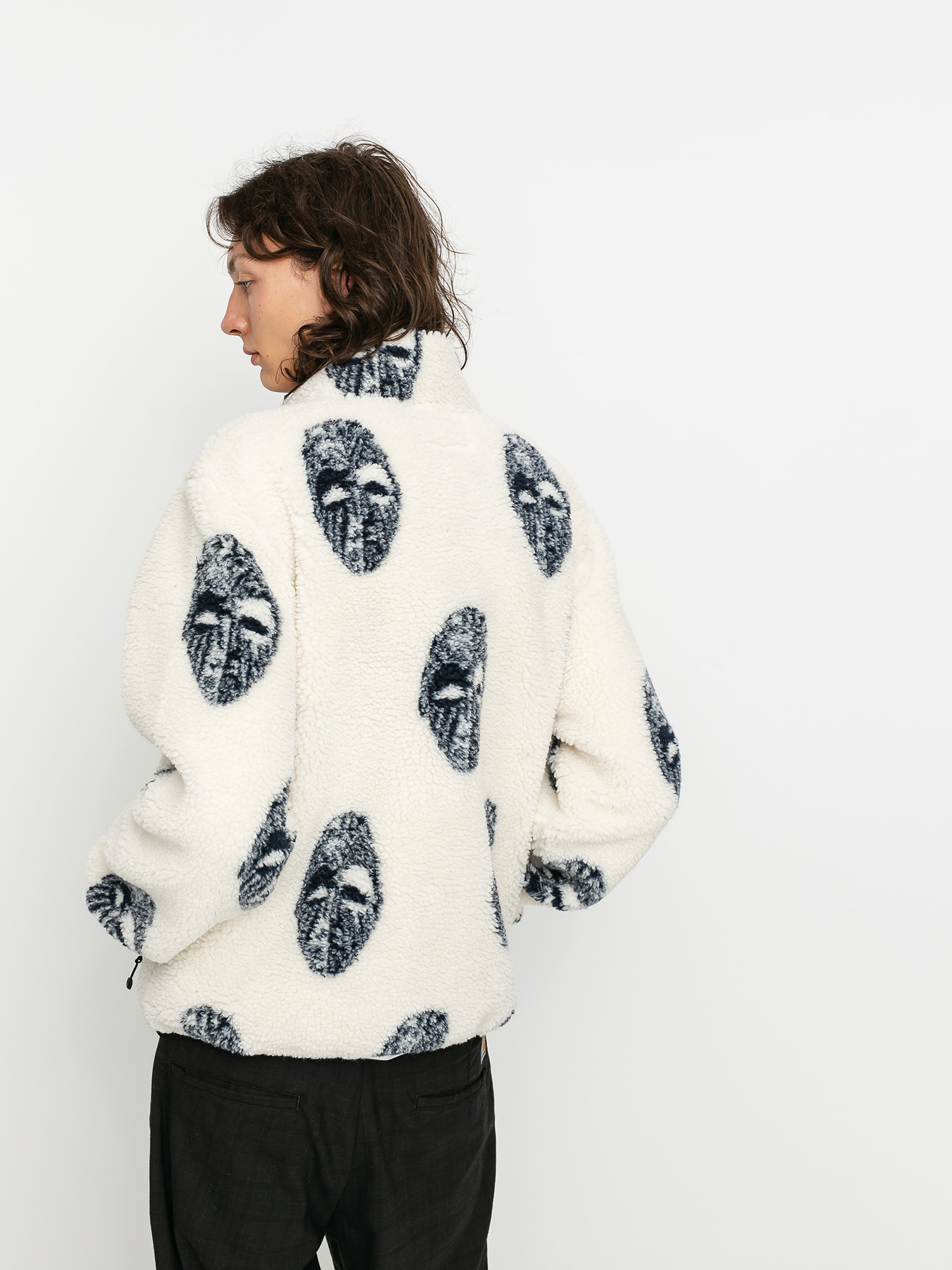 Męski Polar Stussy Mask Jacquard (natural)