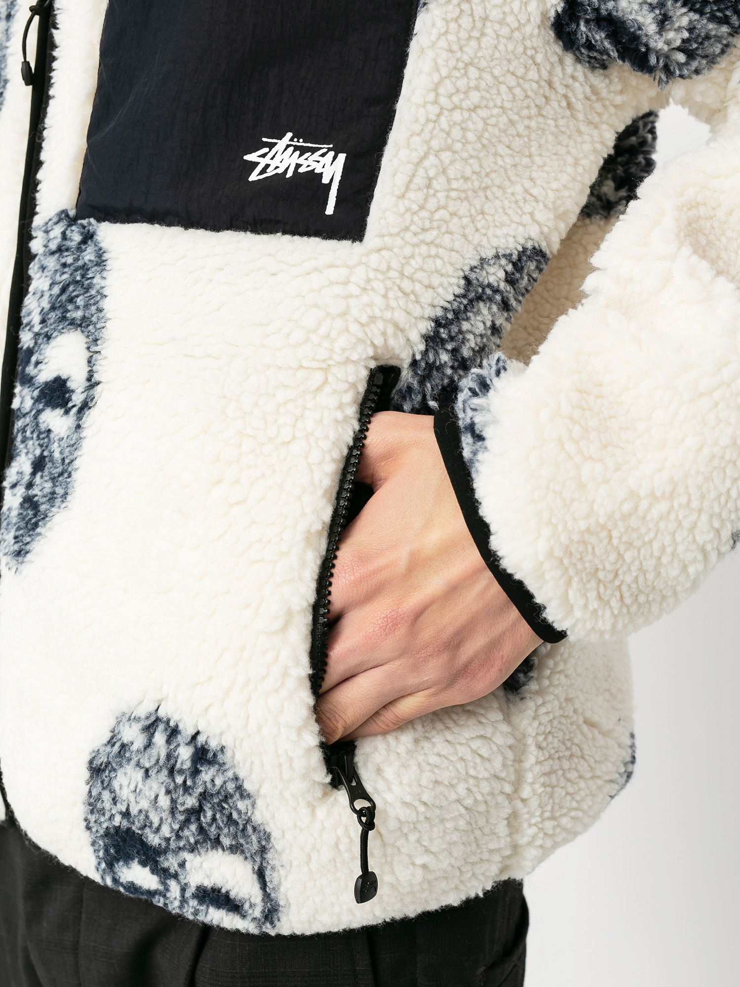 Męski Polar Stussy Mask Jacquard (natural)