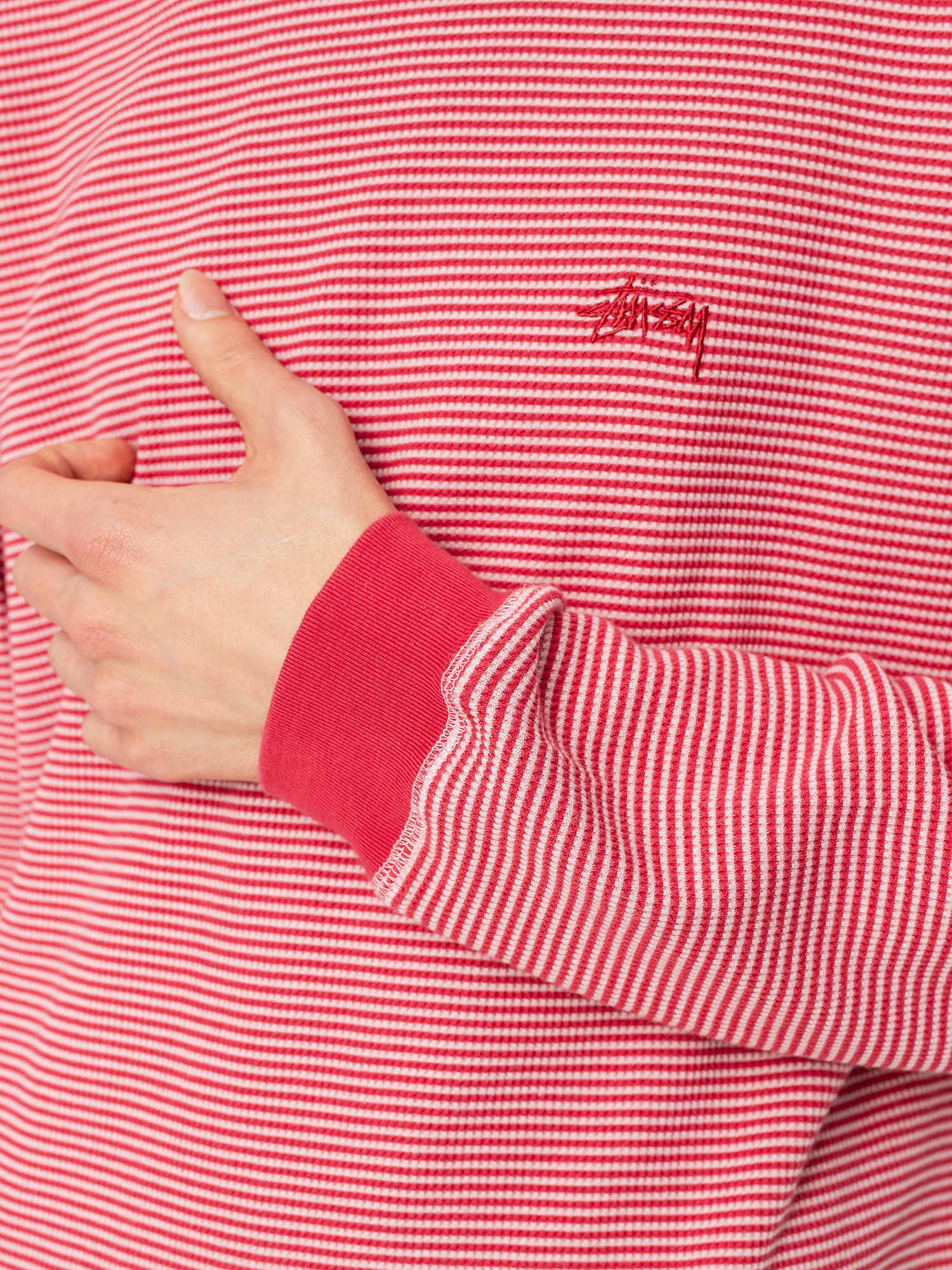 Longsleeve Stussy O'Dyed Thermal (rose)