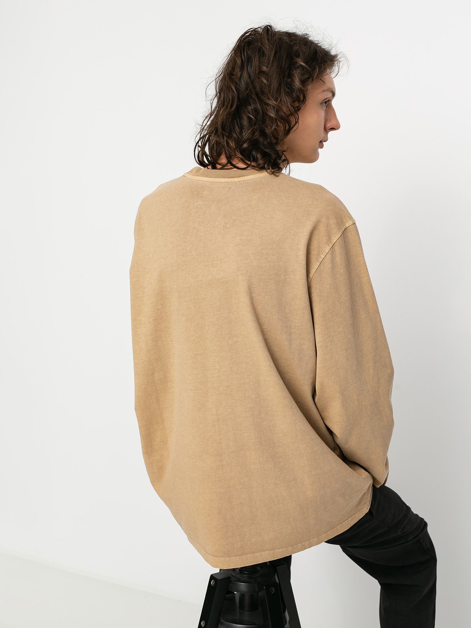 Longsleeve Stussy River (khaki)