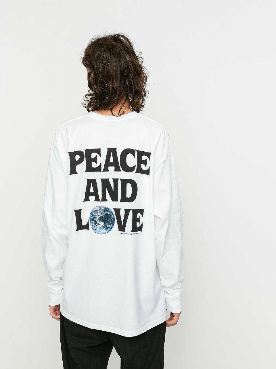 Longsleeve Stussy Peace & Love (white)