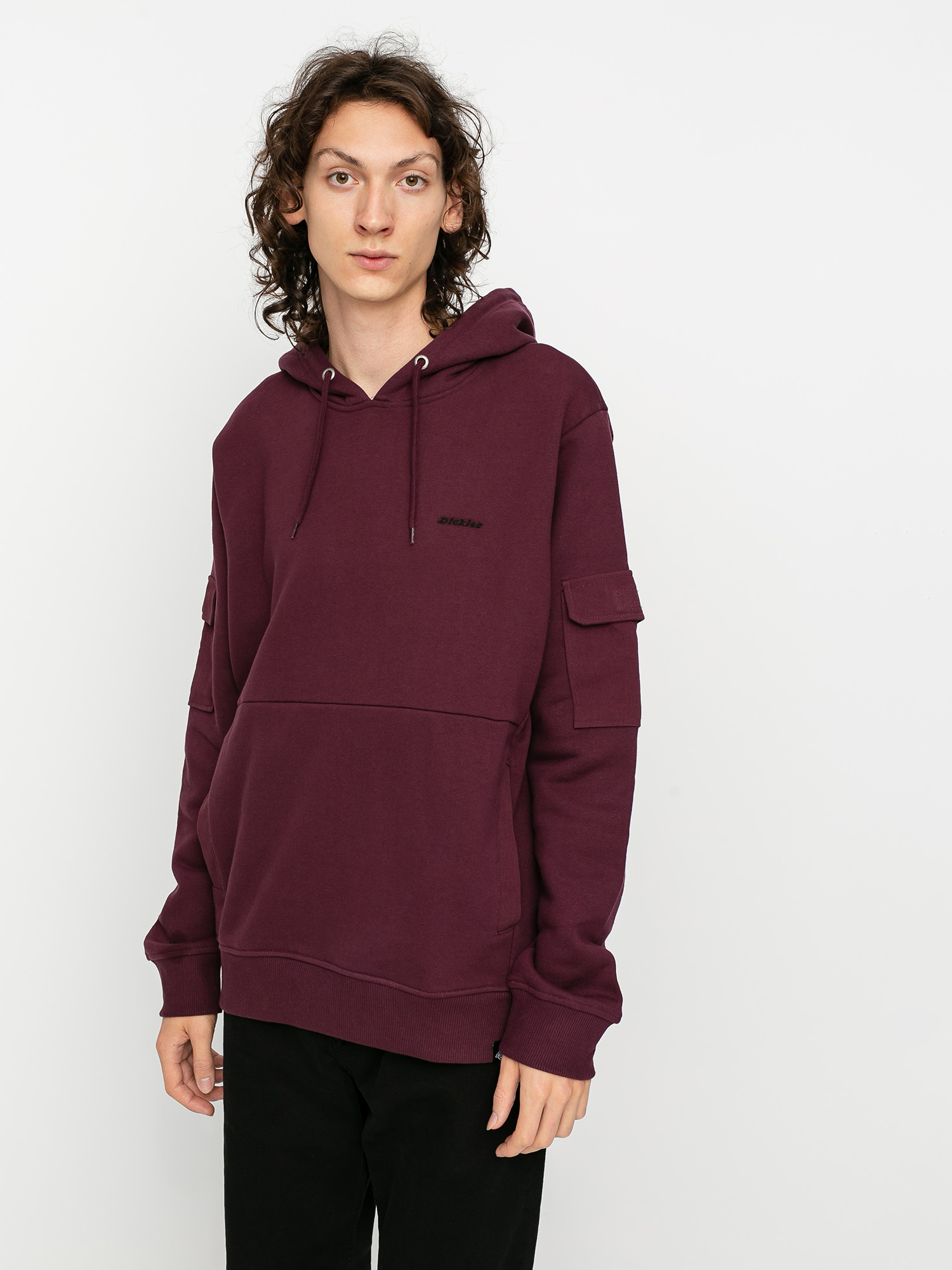 Bluza z kapturem Dickies Oilcity HD (maroon)