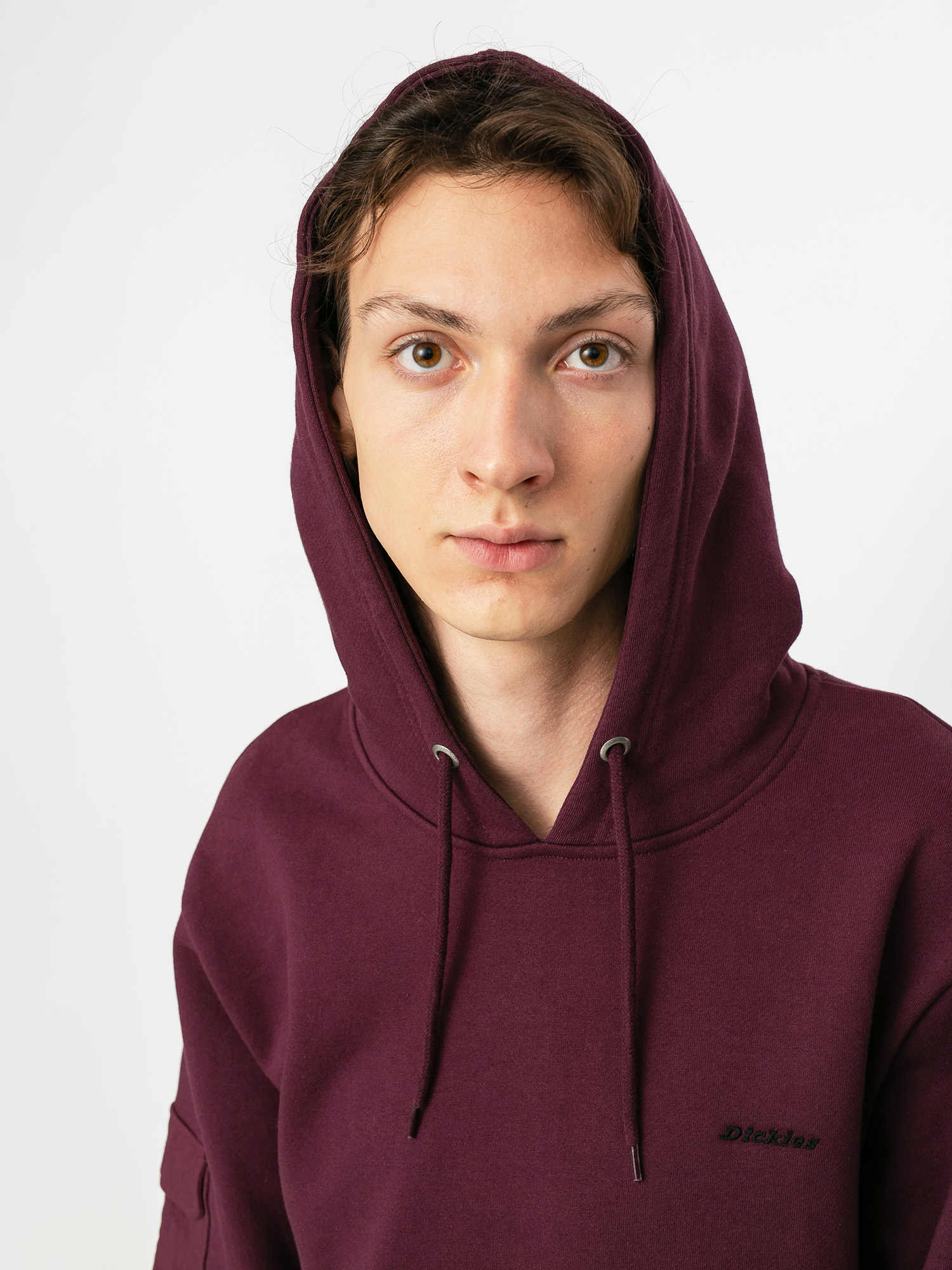 Bluza z kapturem Dickies Oilcity HD (maroon)