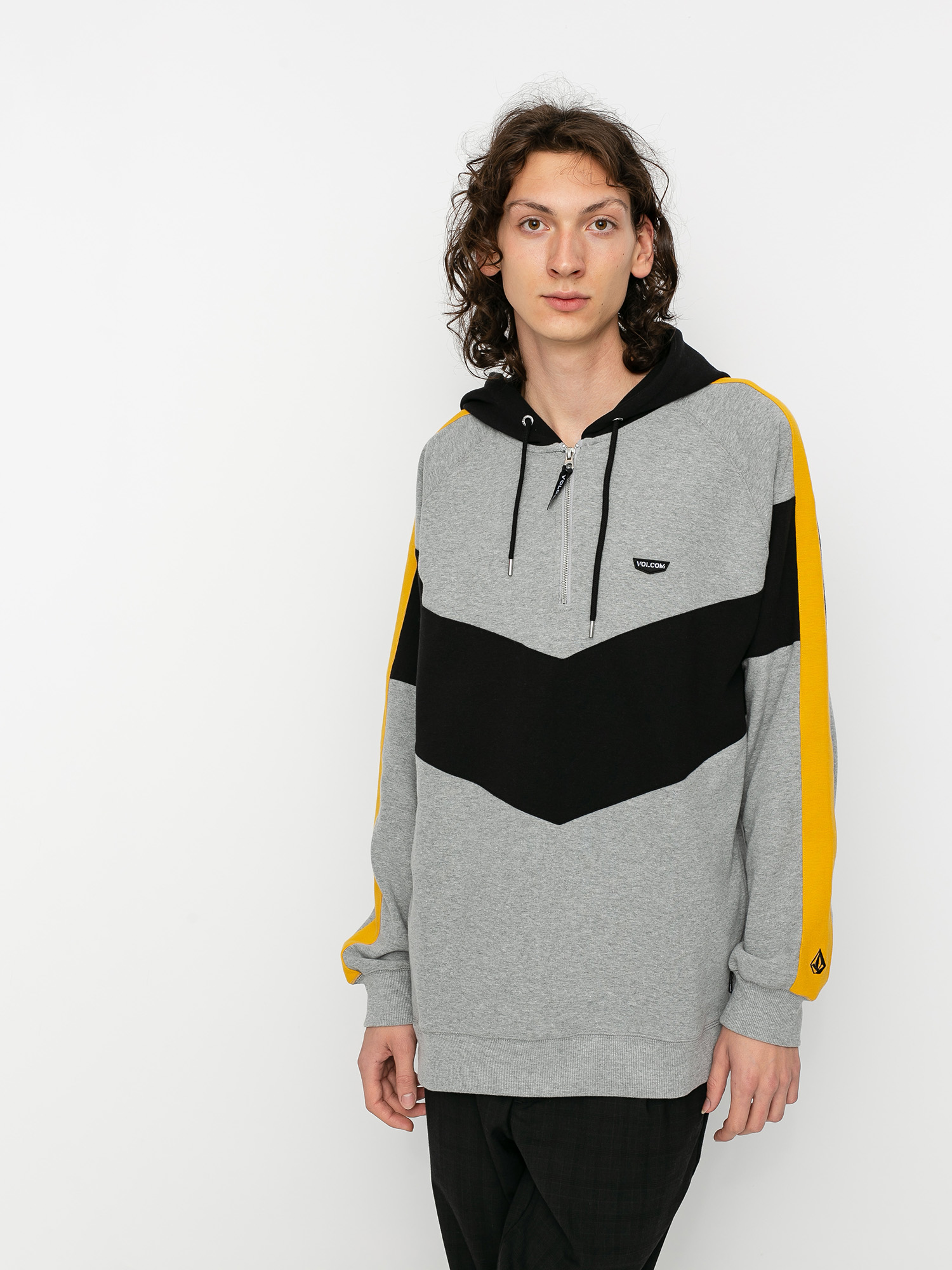 Bluza z kapturem Volcom Wysard HD (heather grey)