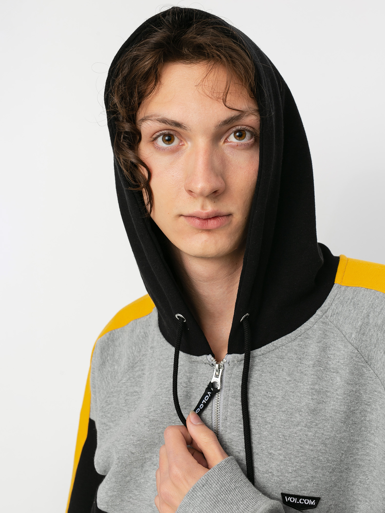 Bluza z kapturem Volcom Wysard HD (heather grey)