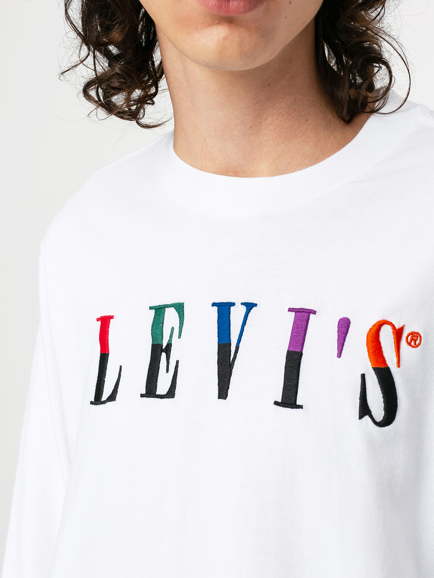 Longsleeve Levi's® Graphic Mockneck (white)
