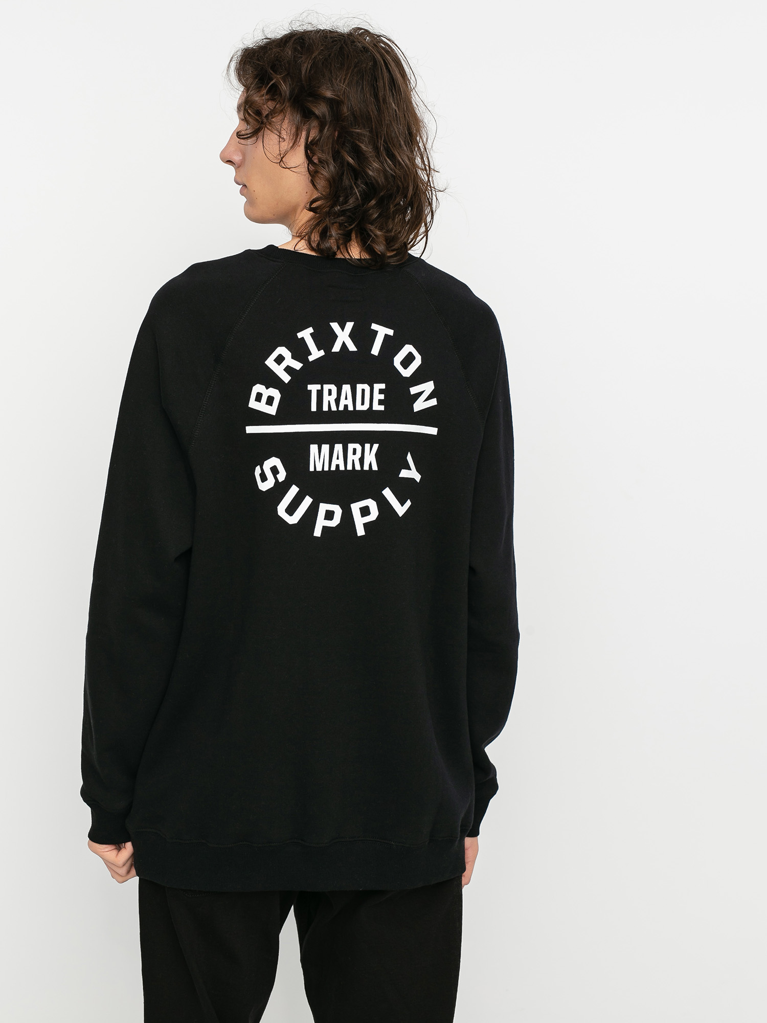 Bluza Brixton Oath V Crew (black)