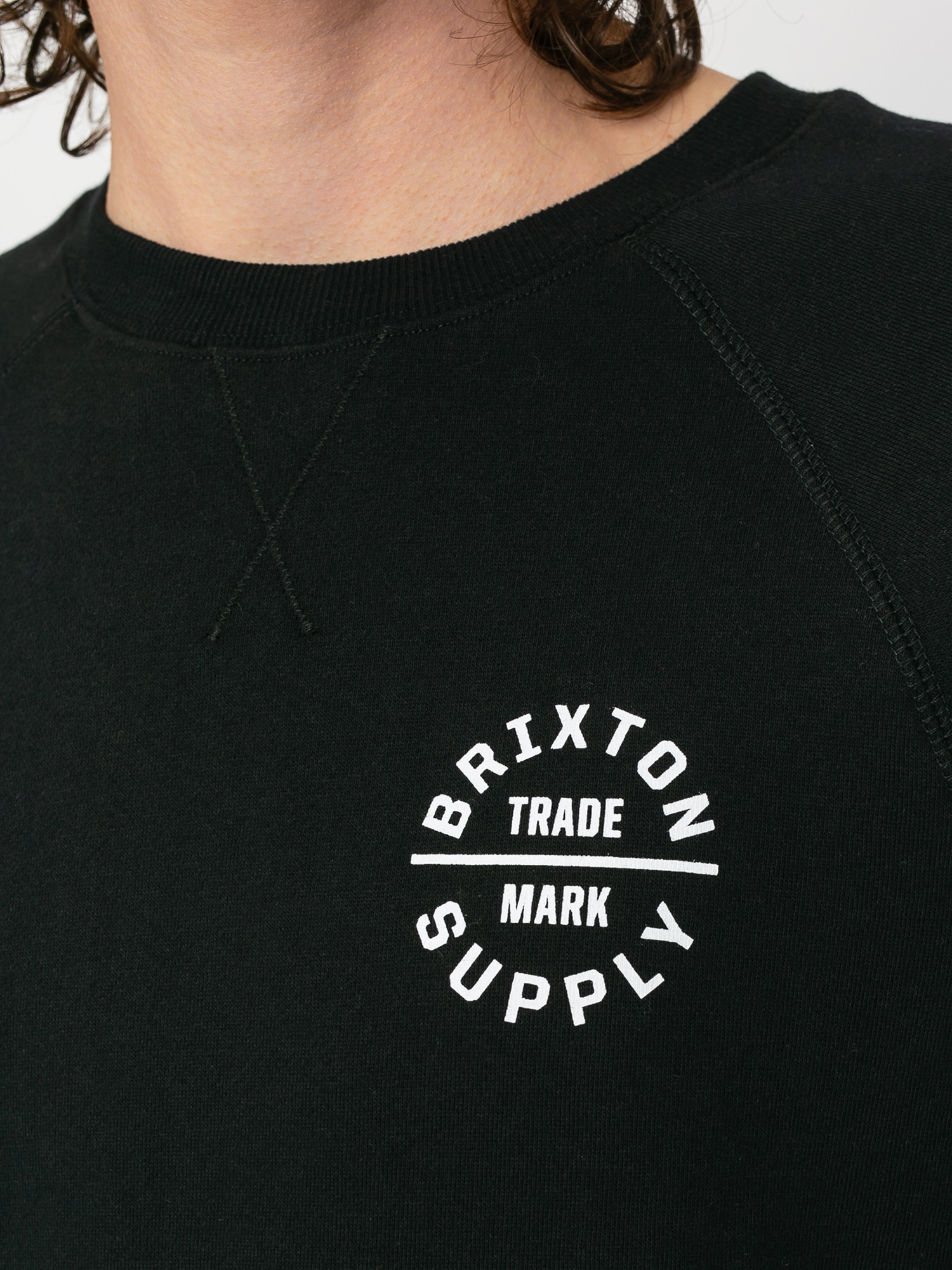 Bluza Brixton Oath V Crew (black)