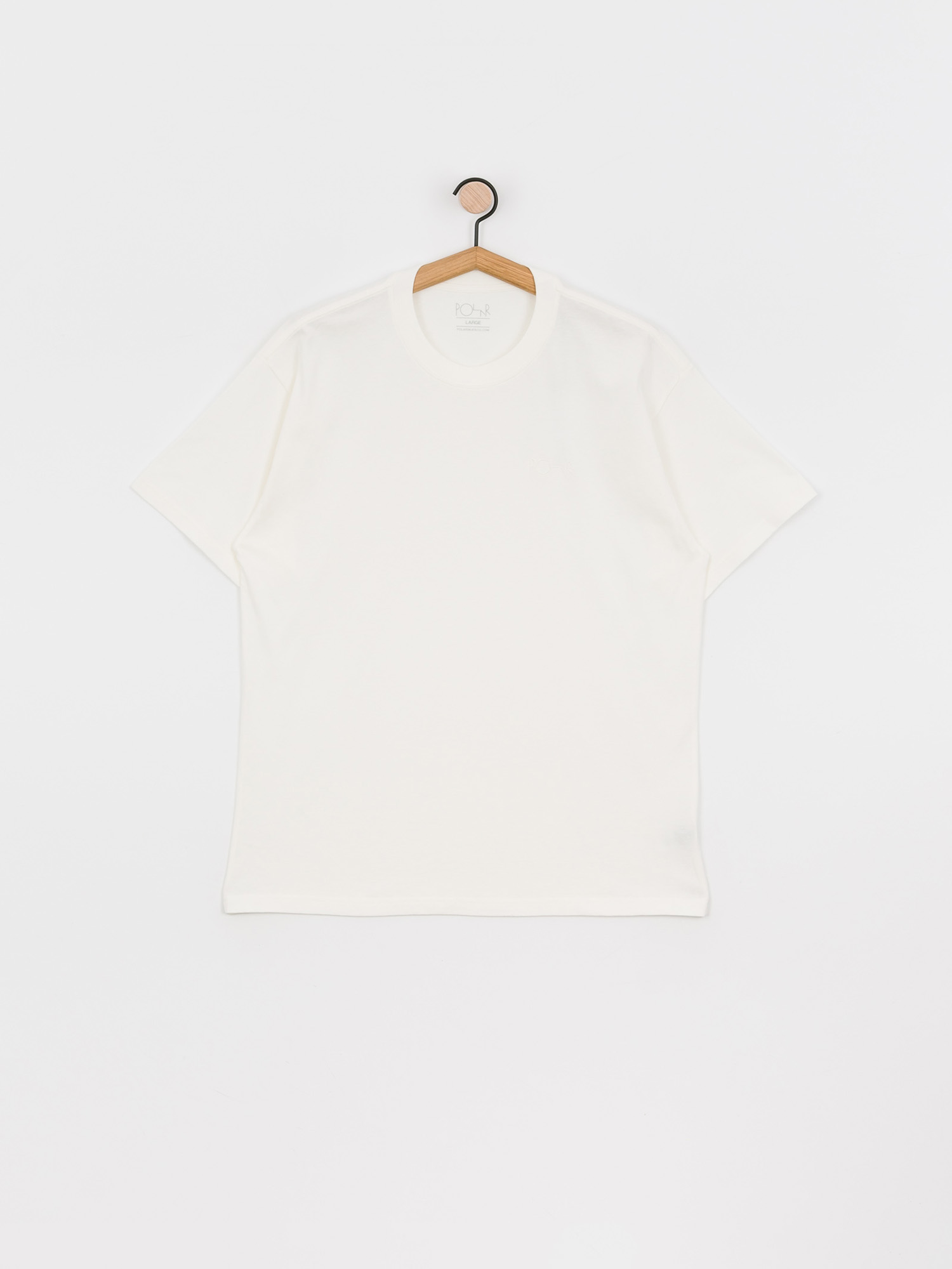T-shirt Polar Skate Script (cloud white)