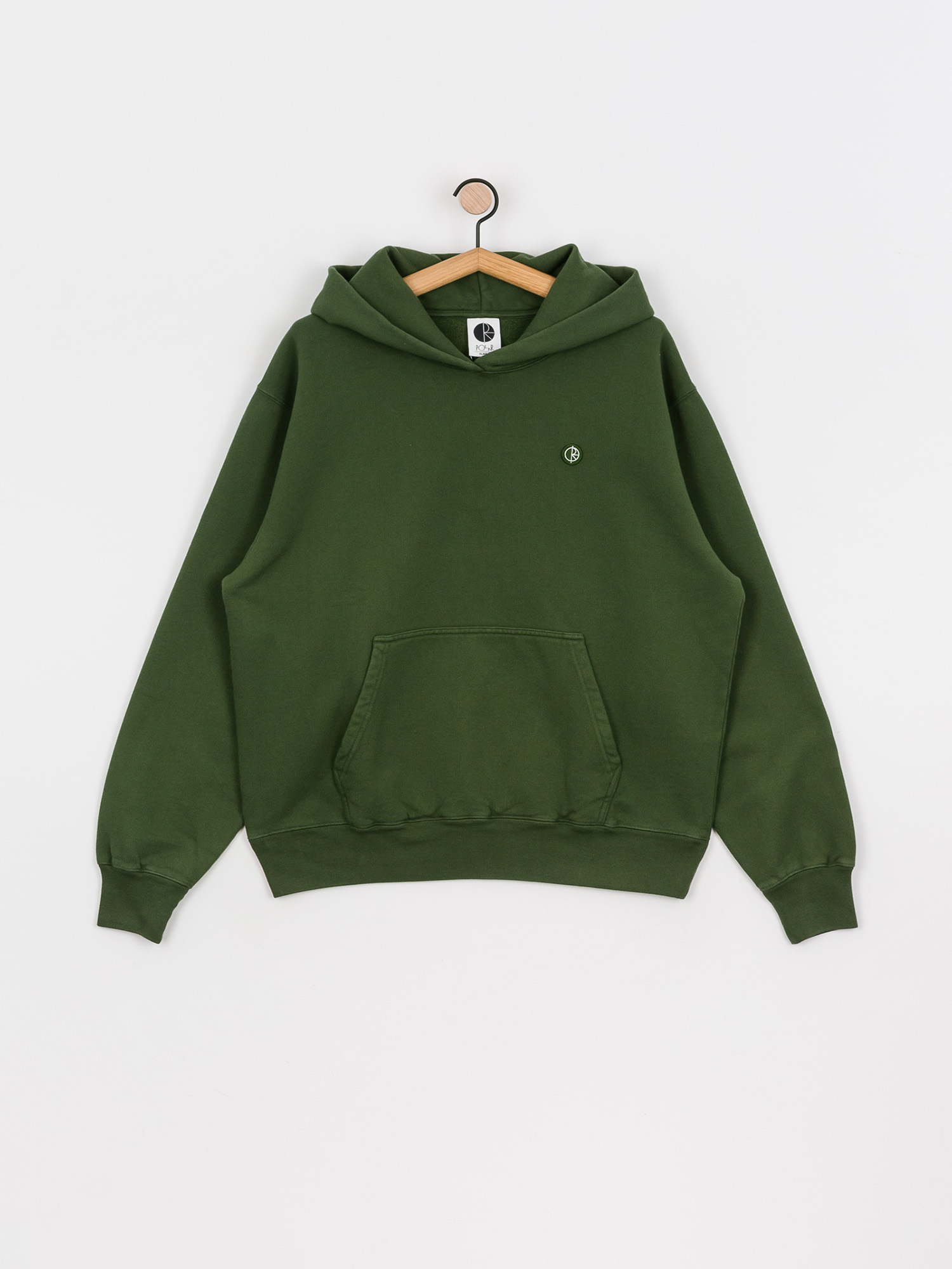 Bluza z kapturem Polar Skate Patch HD (hunter green)