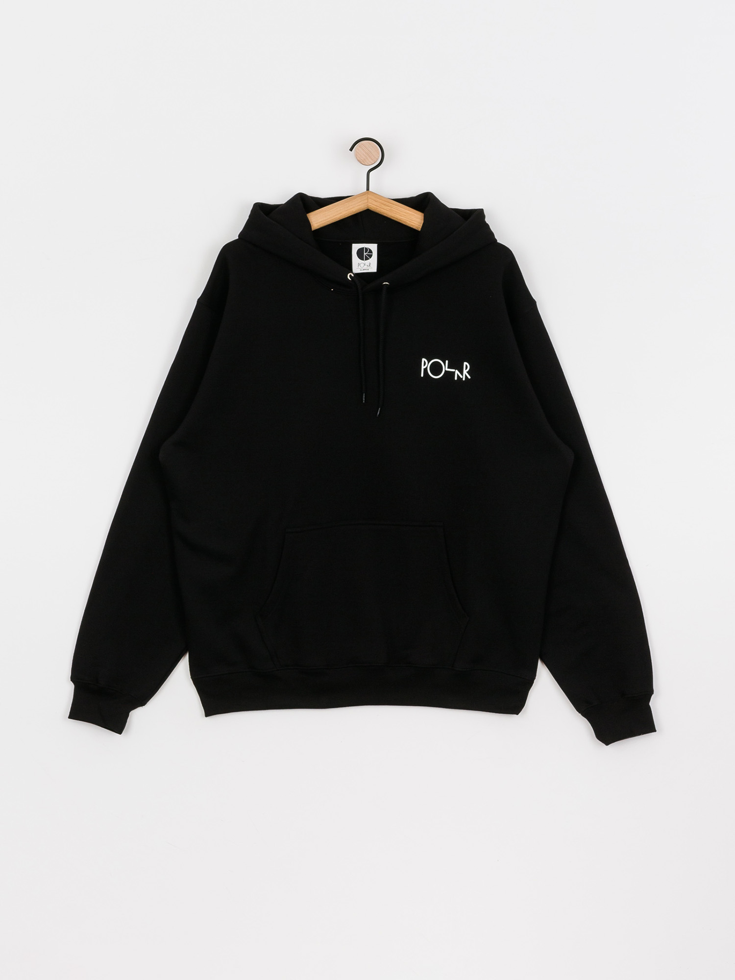 Bluza z kapturem Polar Skate Moth House HD (black)