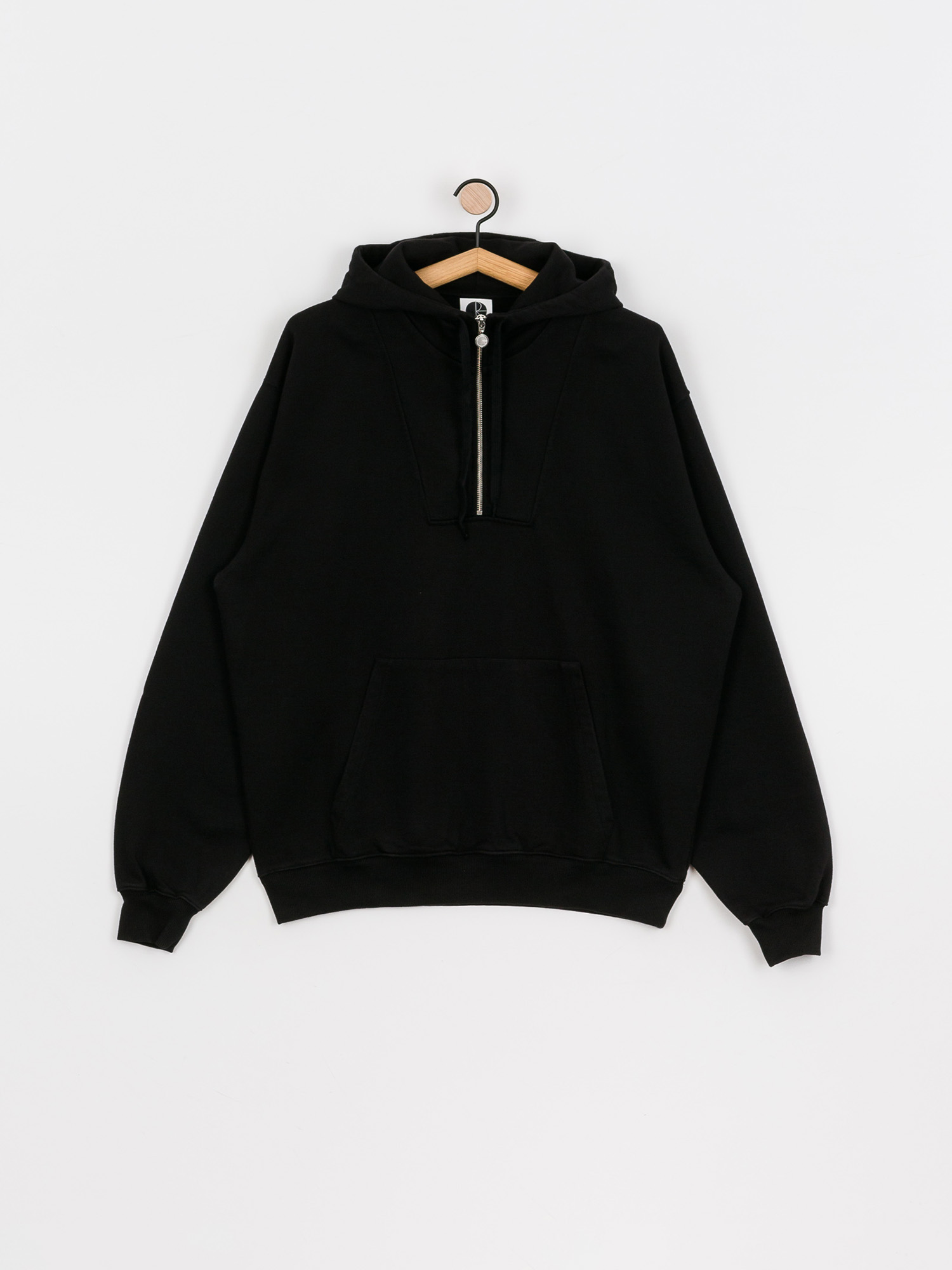Bluza z kapturem Polar Skate Half Zip HD (black)
