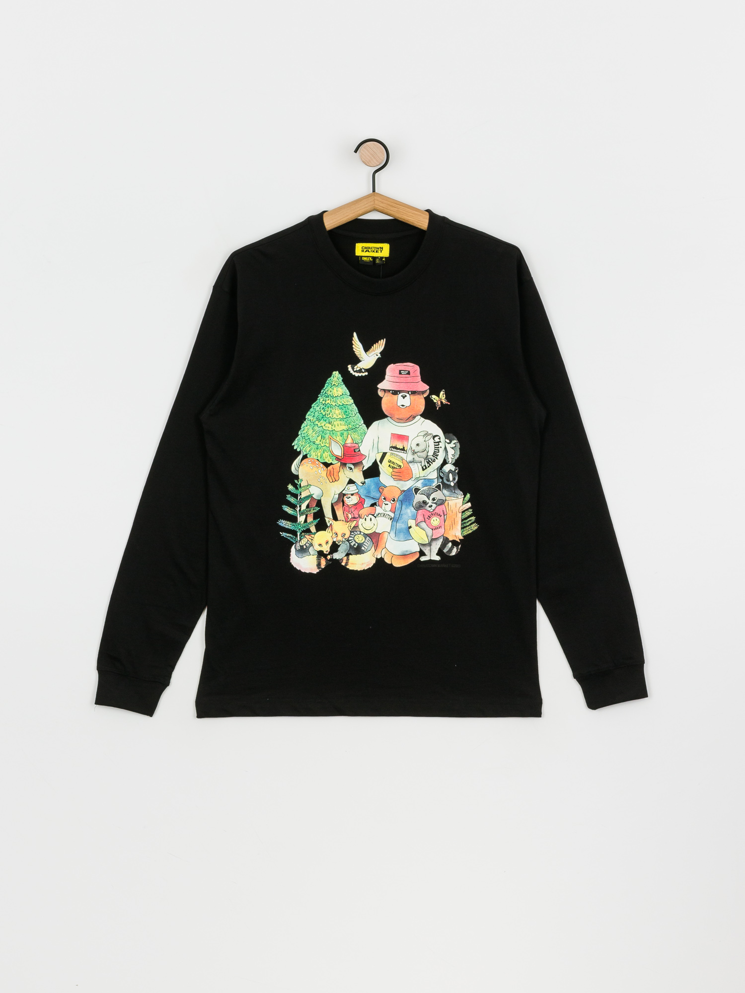 Longsleeve Chinatown Market Smiley Friends (black)