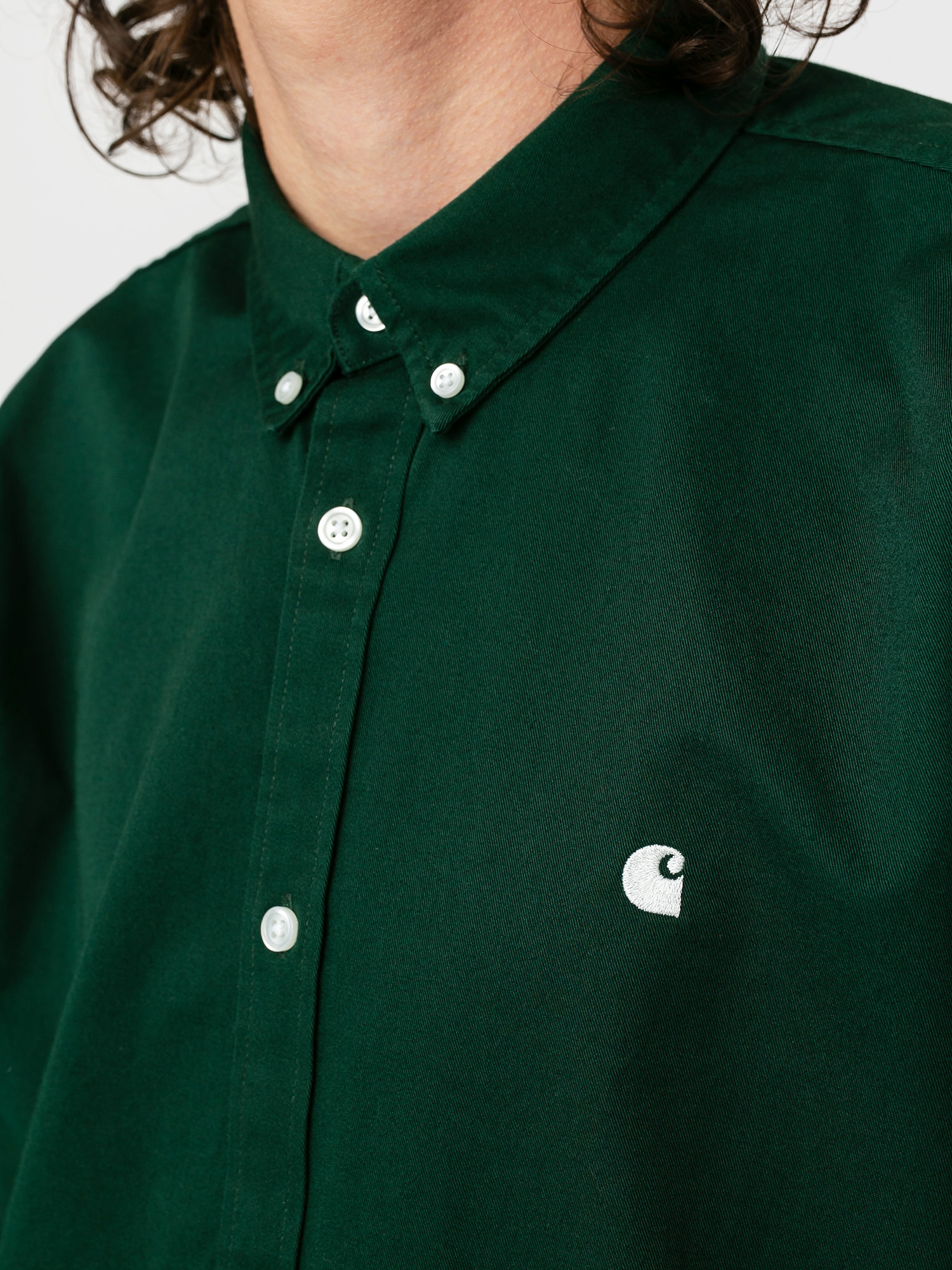 Koszula Carhartt WIP Madison (bottle green/wax)