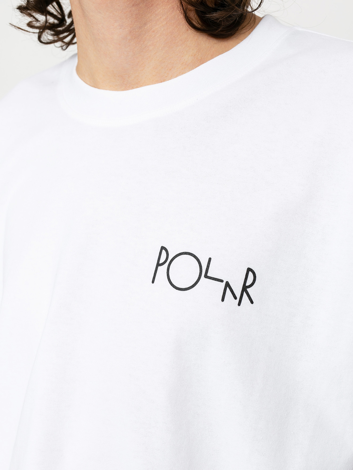 T-shirt Polar Skate Stroke Logo (white)