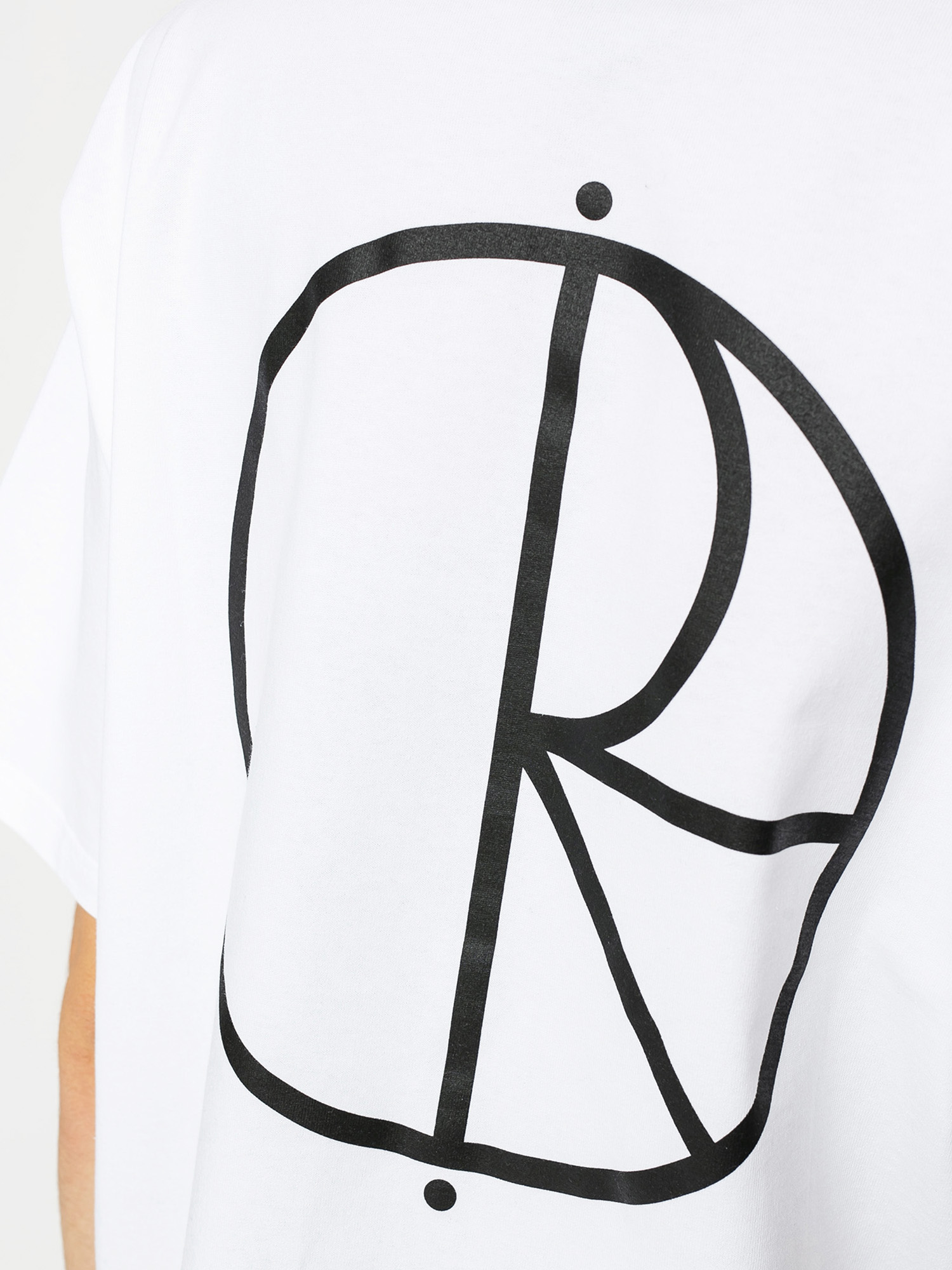 T-shirt Polar Skate Stroke Logo (white)