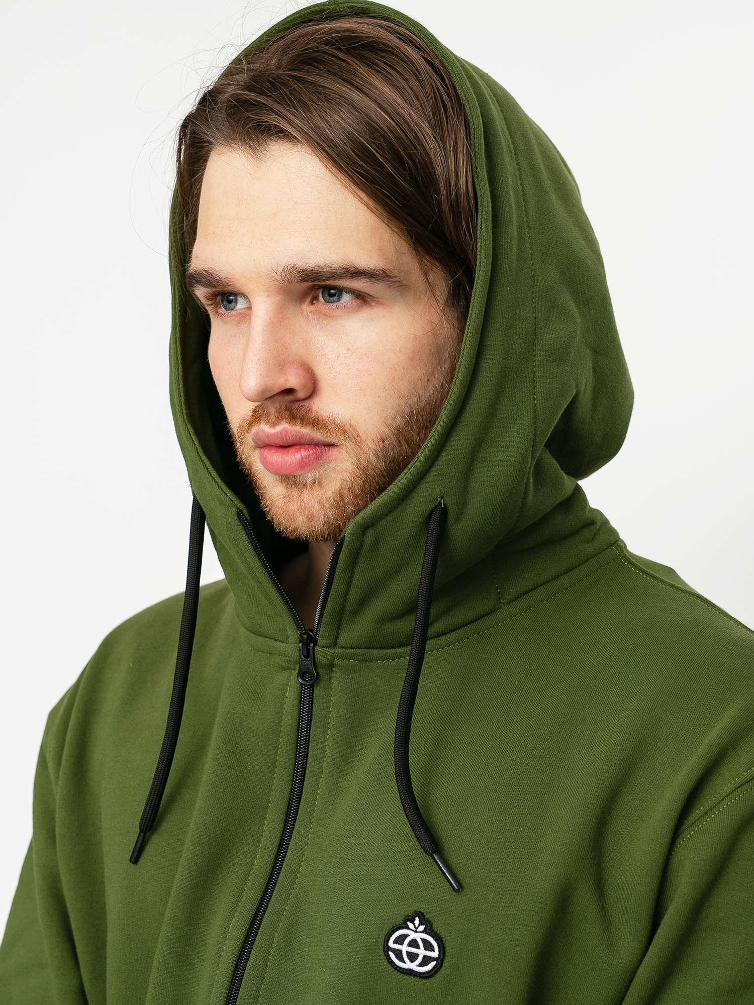 Bluza z kapturem Elade Icon Mini Logo ZHD (olive)