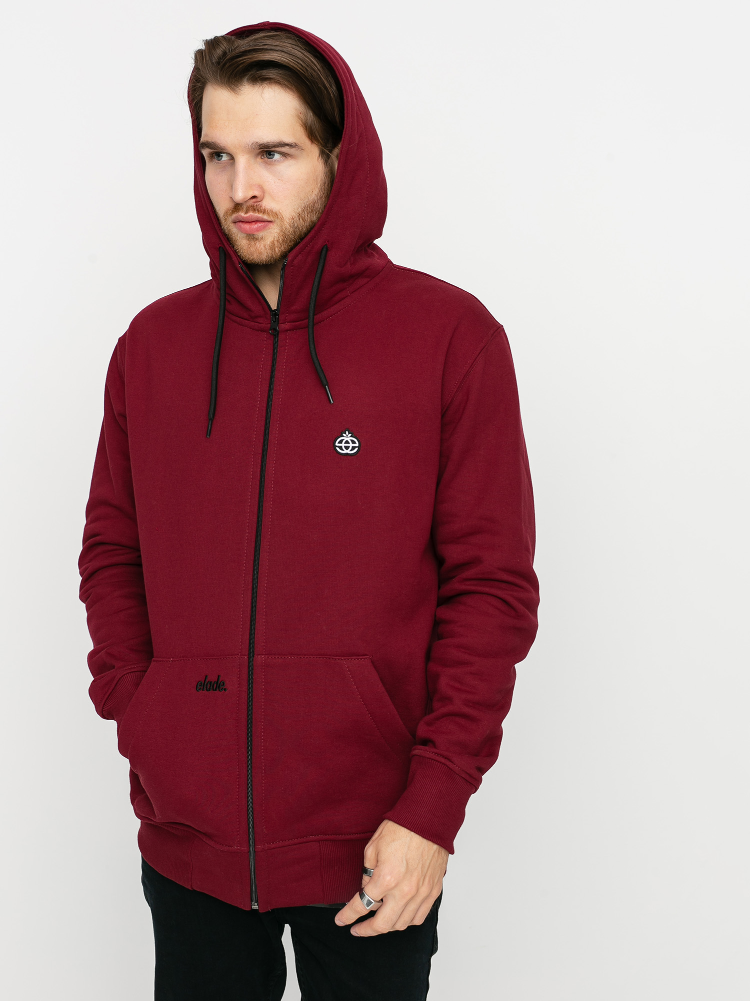 Bluza z kapturem Elade Icon Mini Logo ZHD (maroon)