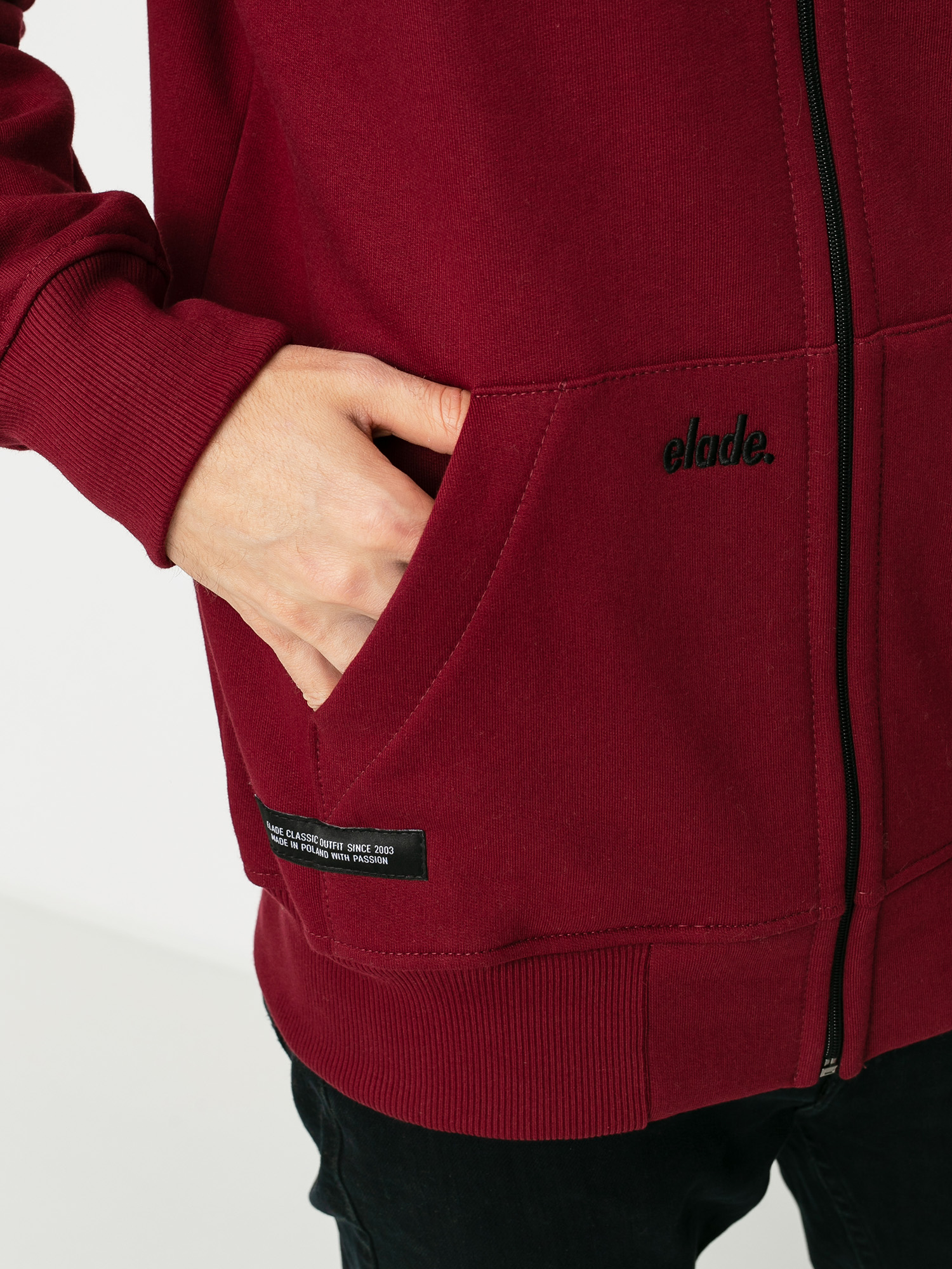 Bluza z kapturem Elade Icon Mini Logo ZHD (maroon)