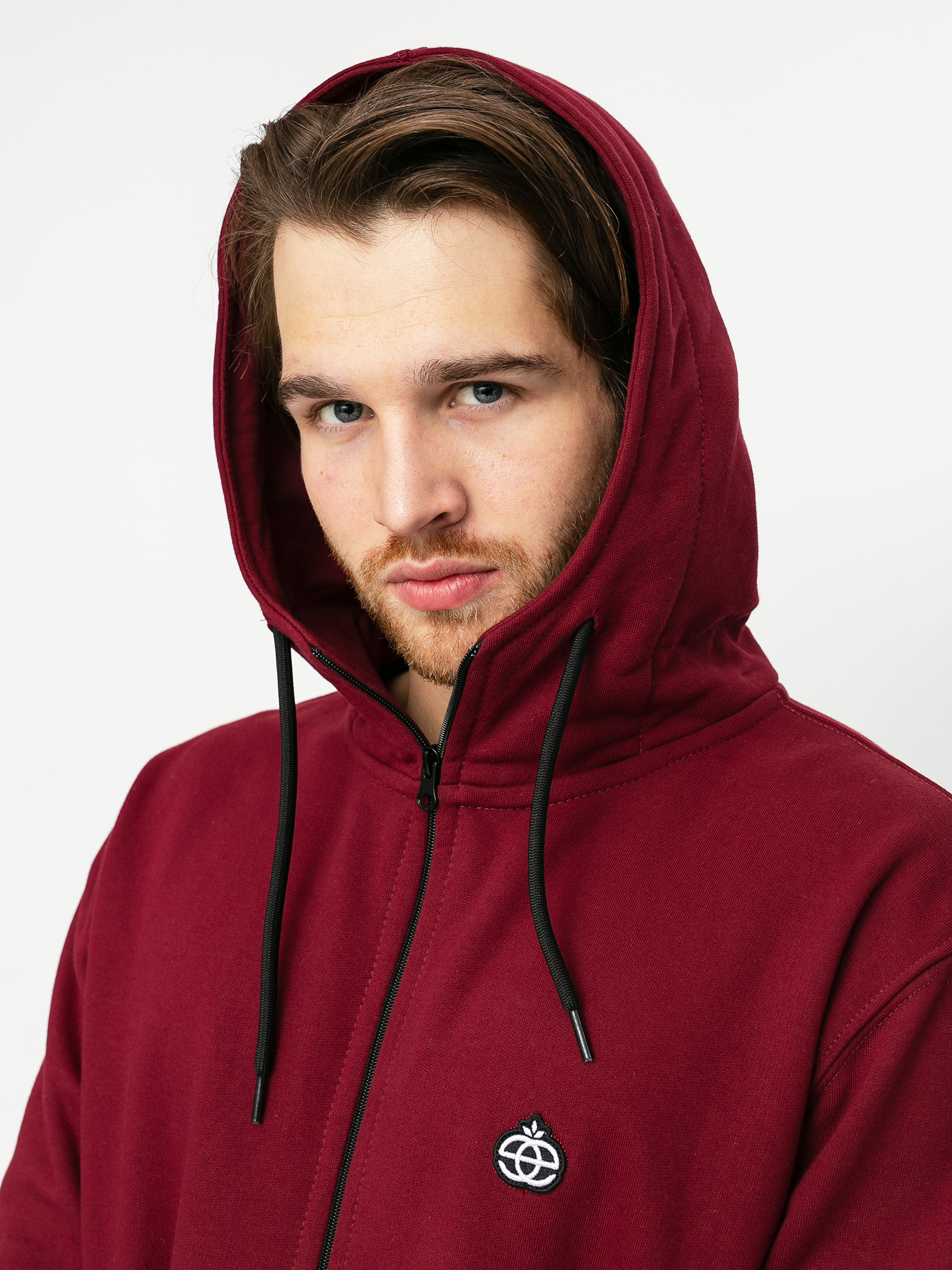 Bluza z kapturem Elade Icon Mini Logo ZHD (maroon)