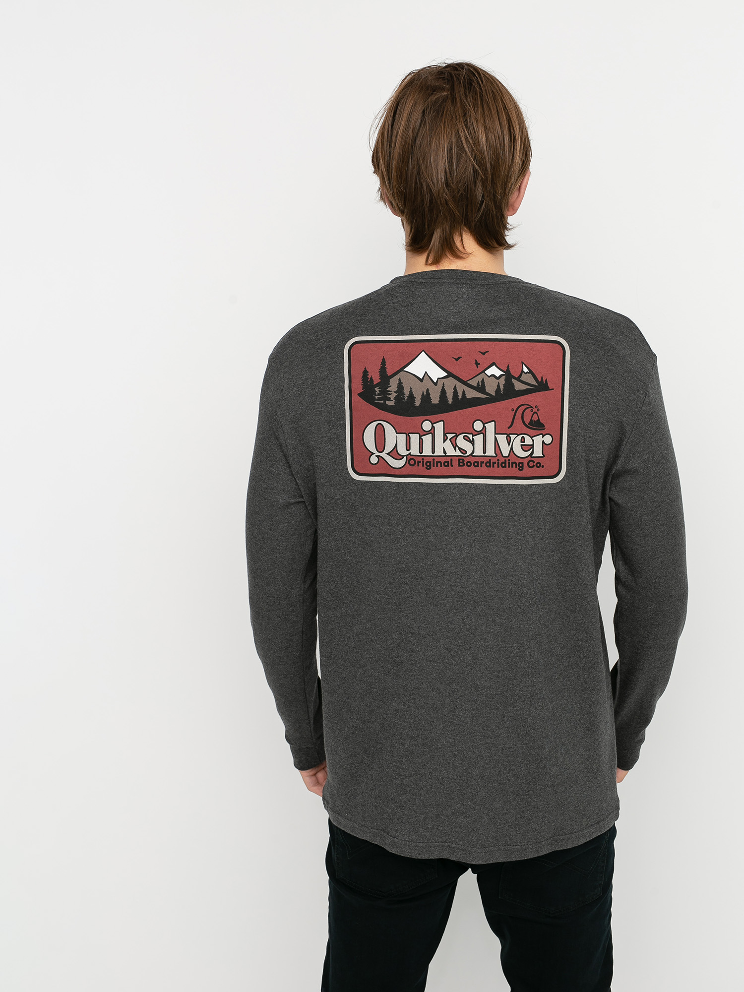 Longsleeve Quiksilver Old Habit (charcoal heather)