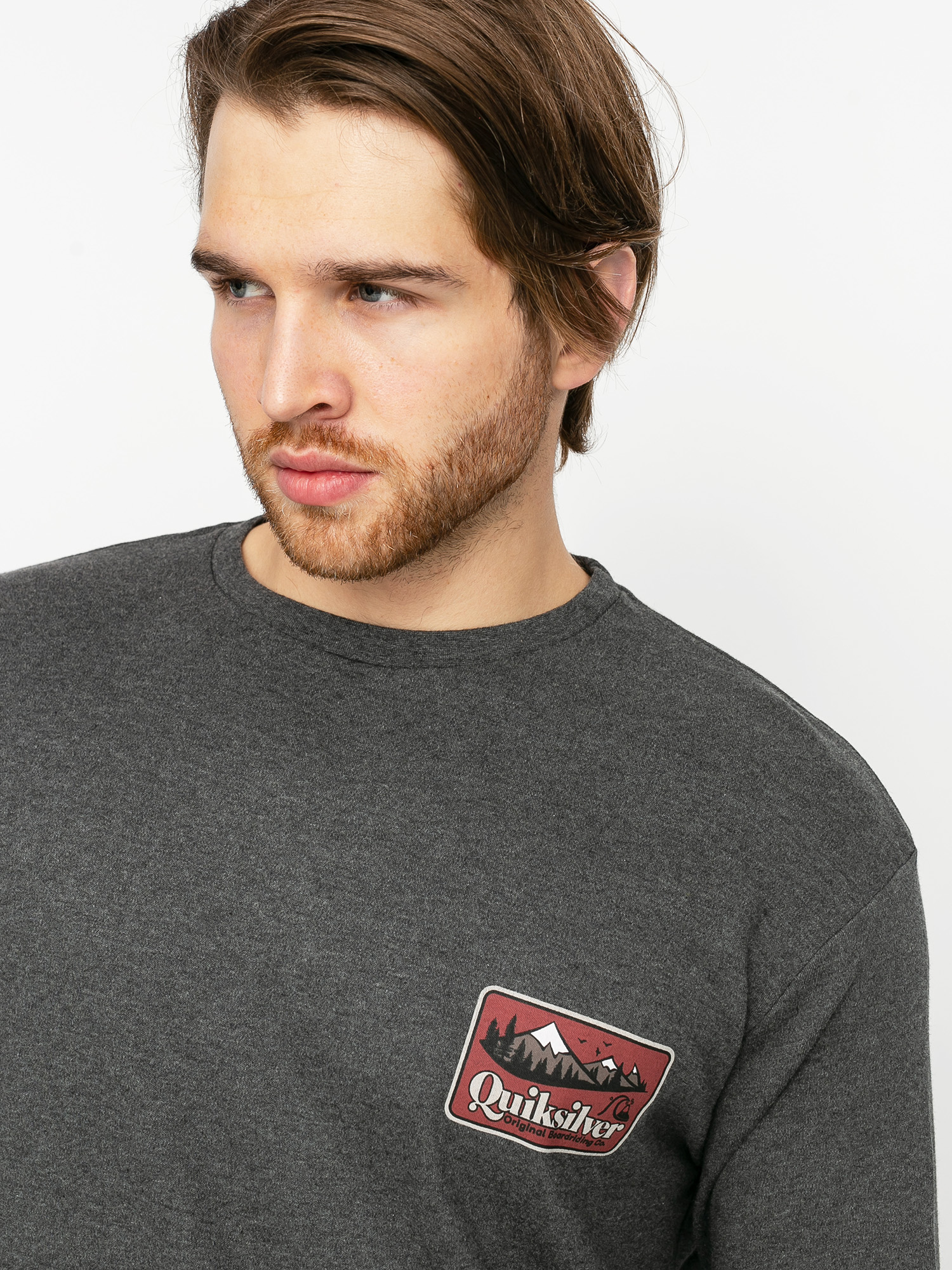 Longsleeve Quiksilver Old Habit (charcoal heather)