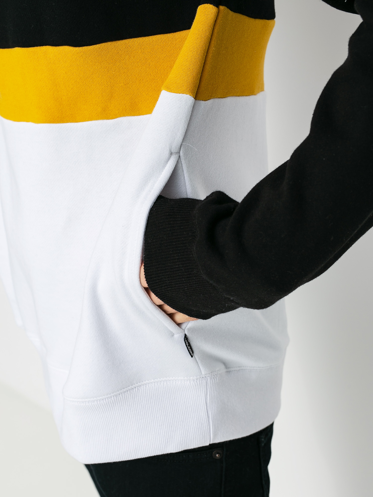Bluza z kapturem Volcom Sngl Stn Div HD (white)