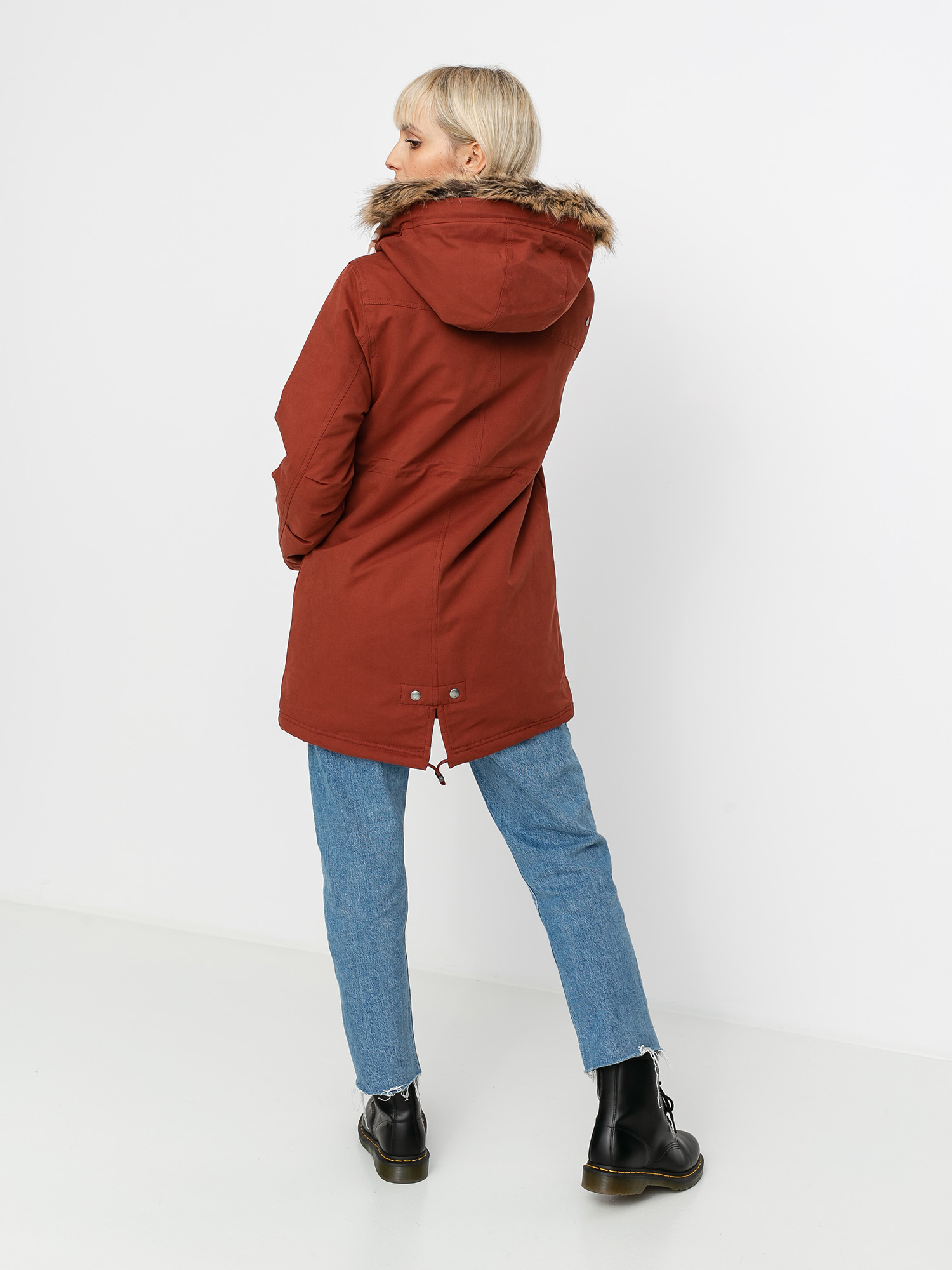Kurtka Volcom Less Is More 5K Parka Wmn (brick)