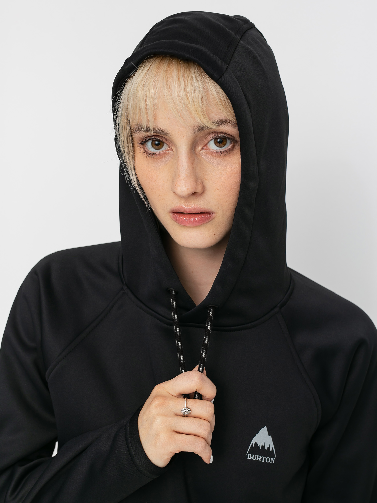 Damska Bluza aktywna Burton Crown Weatherproof HD (true black)