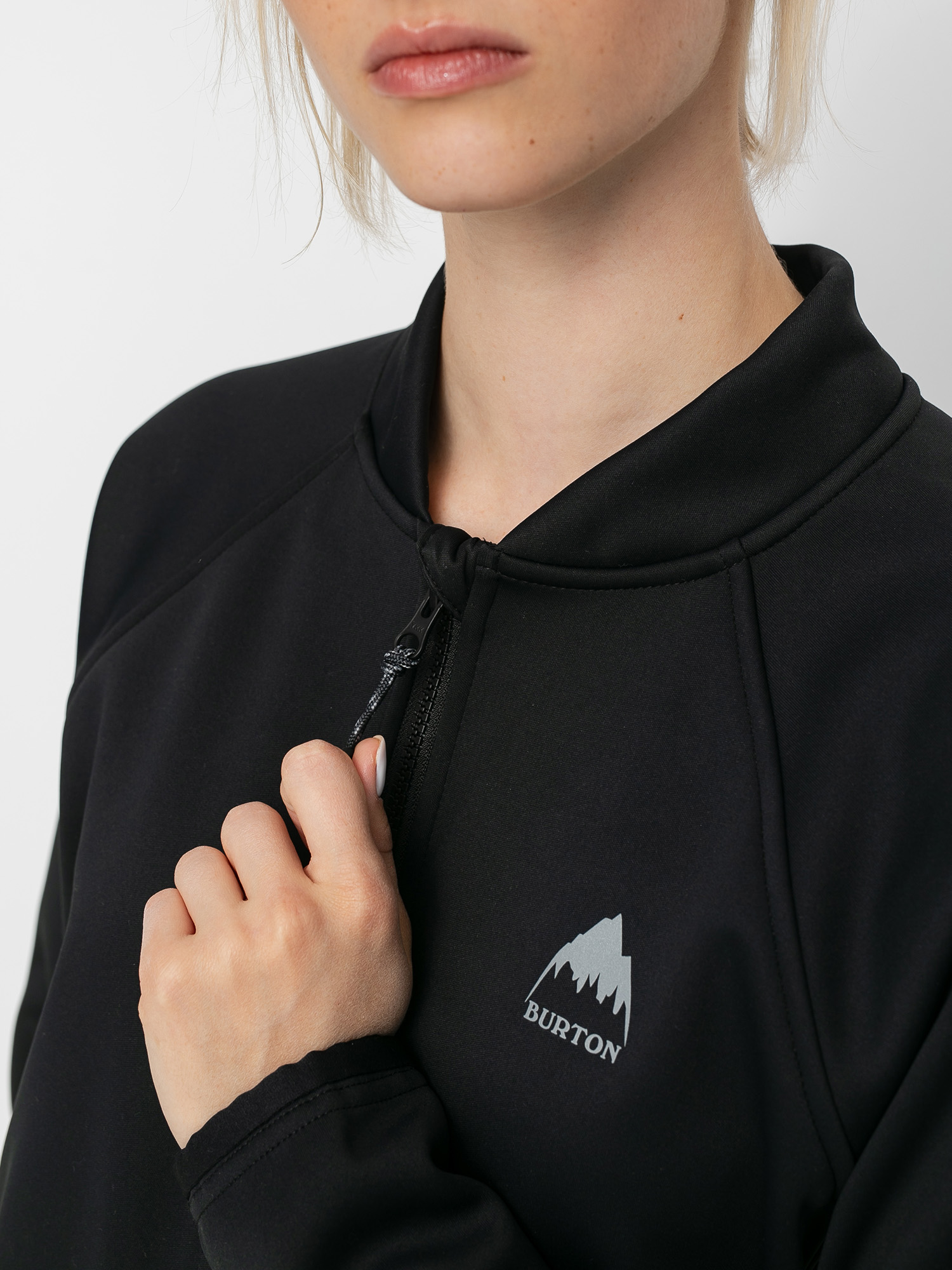Damska Bluza aktywna Burton Crown Weatherproof (true black)