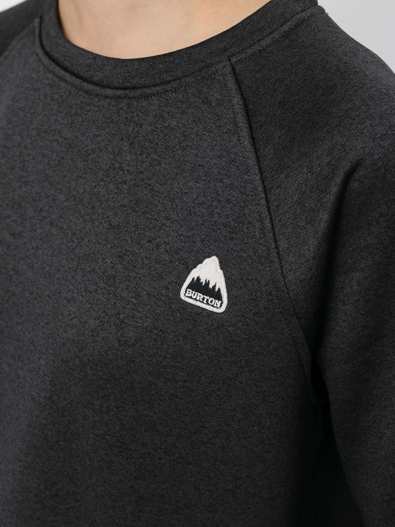 Damska Bluza aktywna Burton Oak (true black heather)